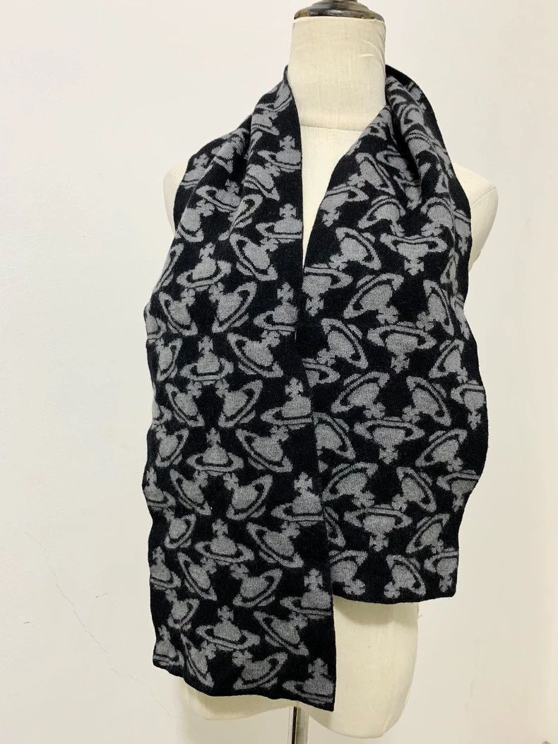Vivienne Westwood Vivienne Westwood Saturn full moon scarf Size ONE SIZE - 4 Thumbnail