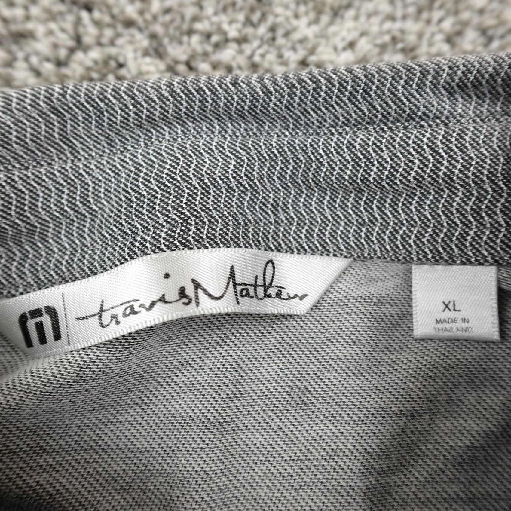 TravisMathew Travis Mathew Polo Shirt Mens XL Gray Performance Golf Lightweight Flex Stretch Shirt Size US XL / EU 56 / 4 - 5 Thumbnail