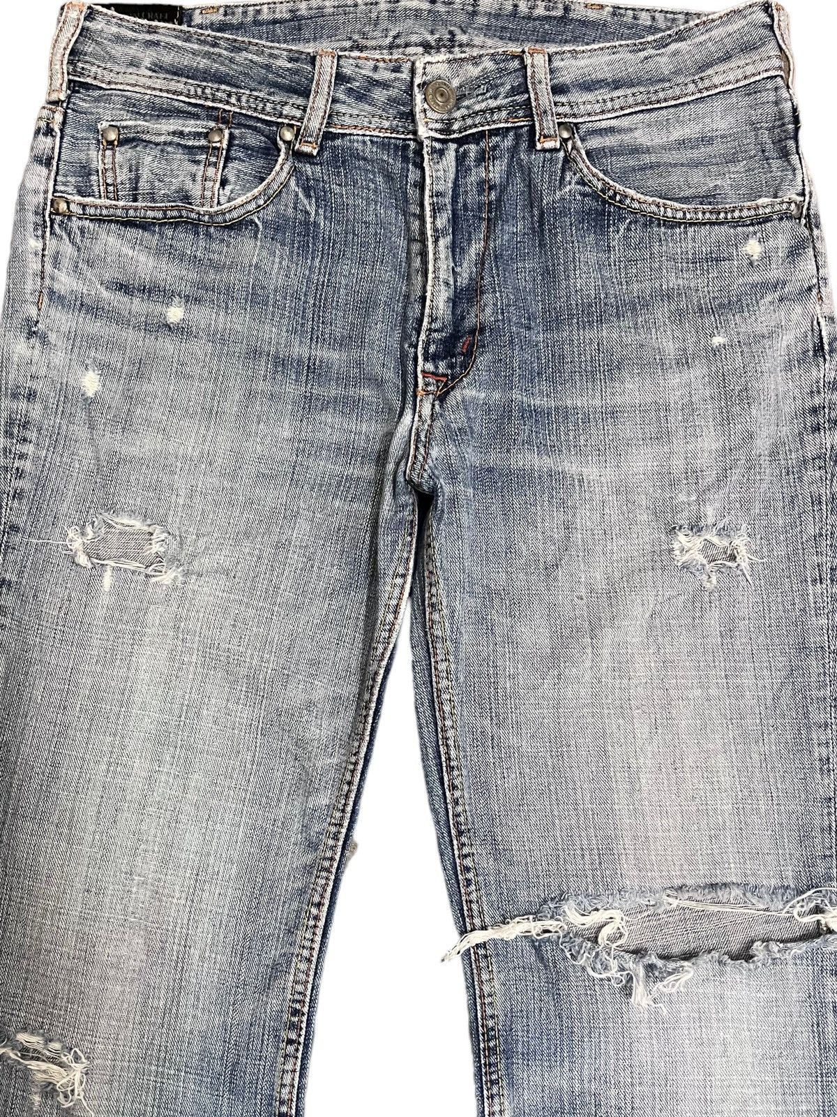 Le Grande Bleu (L.G.B.) Vintage Blue Denim craft Bootcut Flare Style Jeans Size US 32 / EU 48 - 2 Thumbnail