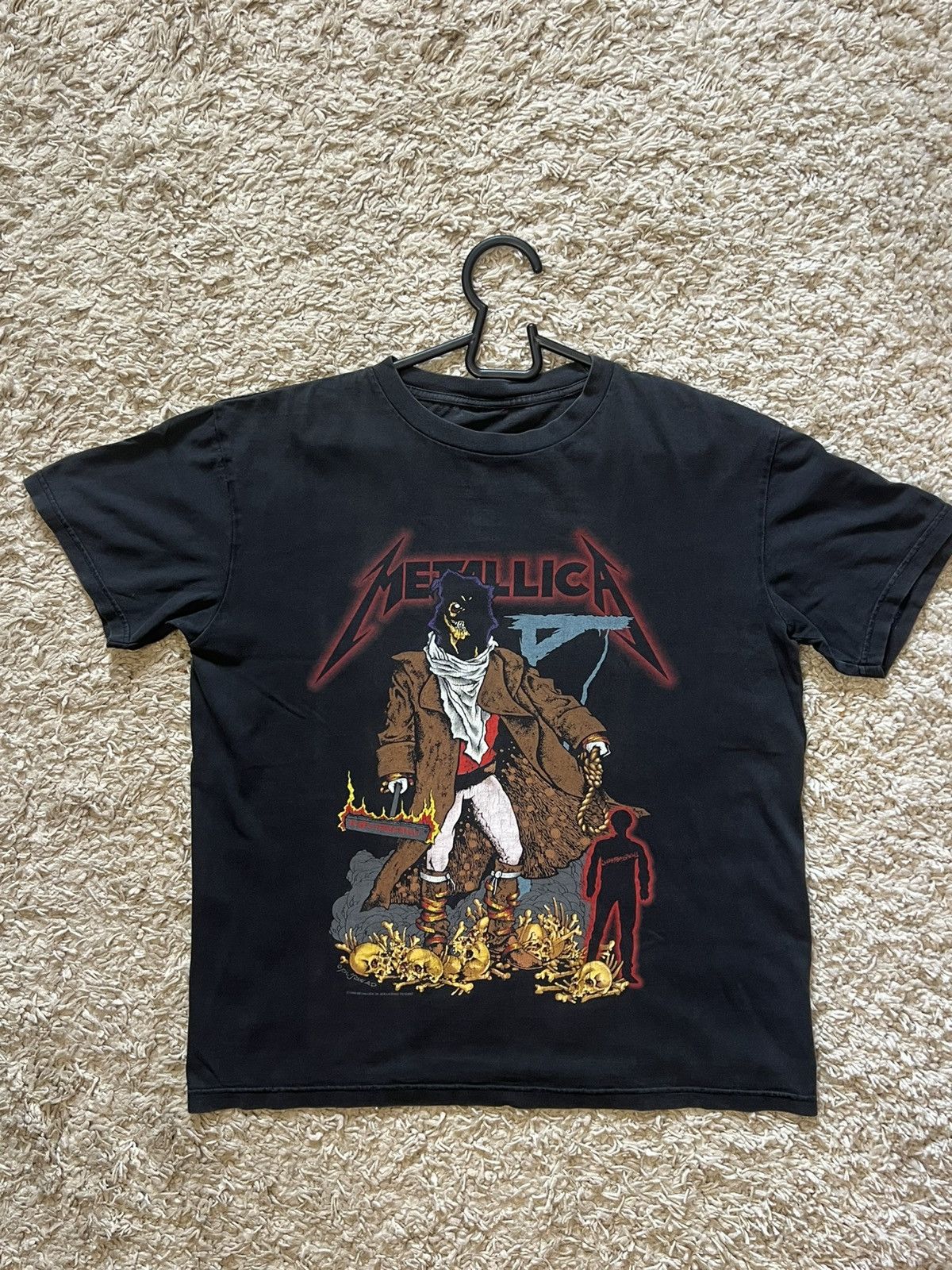 Band Tees VINTAGE 1994 METALLICA “Unforgiven” RARE Pushead Band Tshirt Size US L / EU 52-54 / 3 - 1 Thumbnail