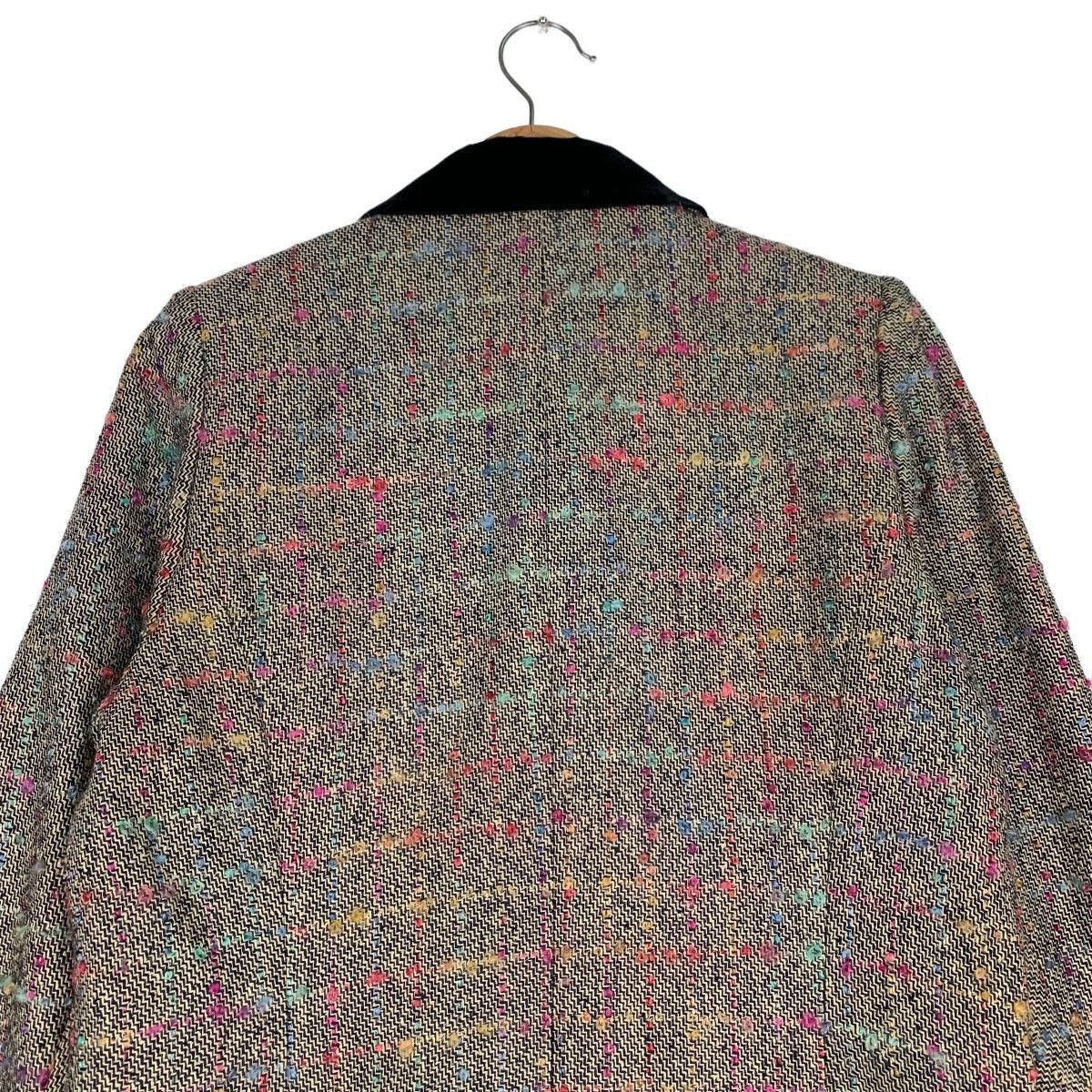 Hardy Amies HARDY AMIES Boutique Double Breasted Tweed Jacket #0393-C18 Size M / US 6-8 / IT 42-44 - 8 Thumbnail