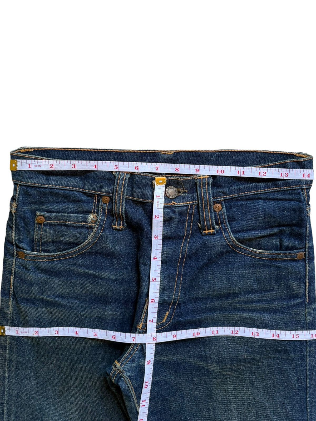 Japanese Brand Vintage Japanese Brand Mud Wash Bootcut Flare Jeans Size 29" - 10 Thumbnail