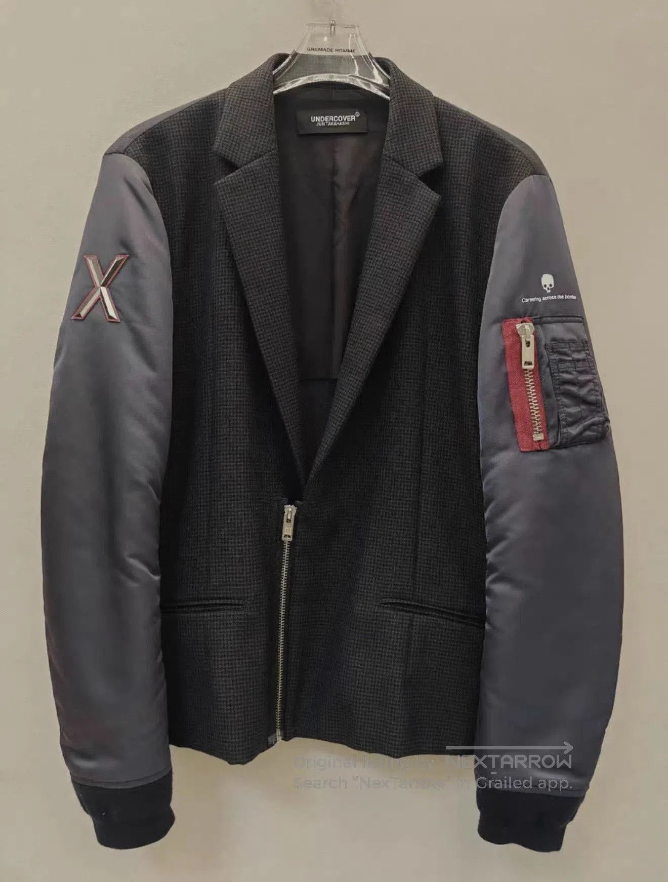 Undercover Black Mixed Material Zip. Size US L / EU 52-54 / 3 - 1 Thumbnail