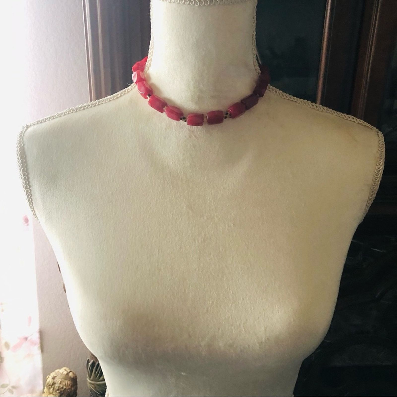 Handmade Fire and Ice crackle quartz faceted stone 925 necklace Size ONE SIZE - 7 Thumbnail