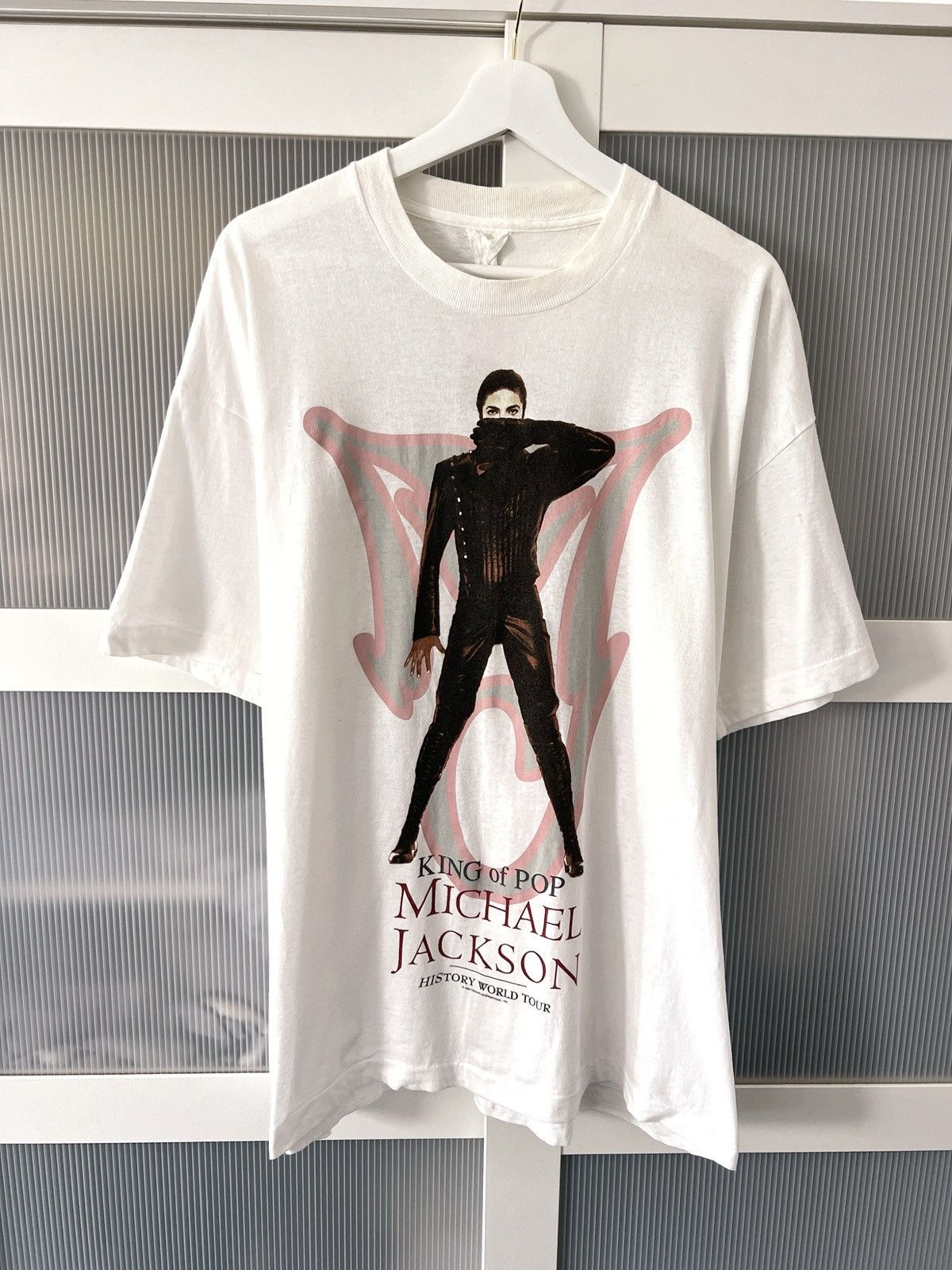 マイケルジャクソンヒストリーツアーTシャツ Michael Jackson History World Tour White Tee