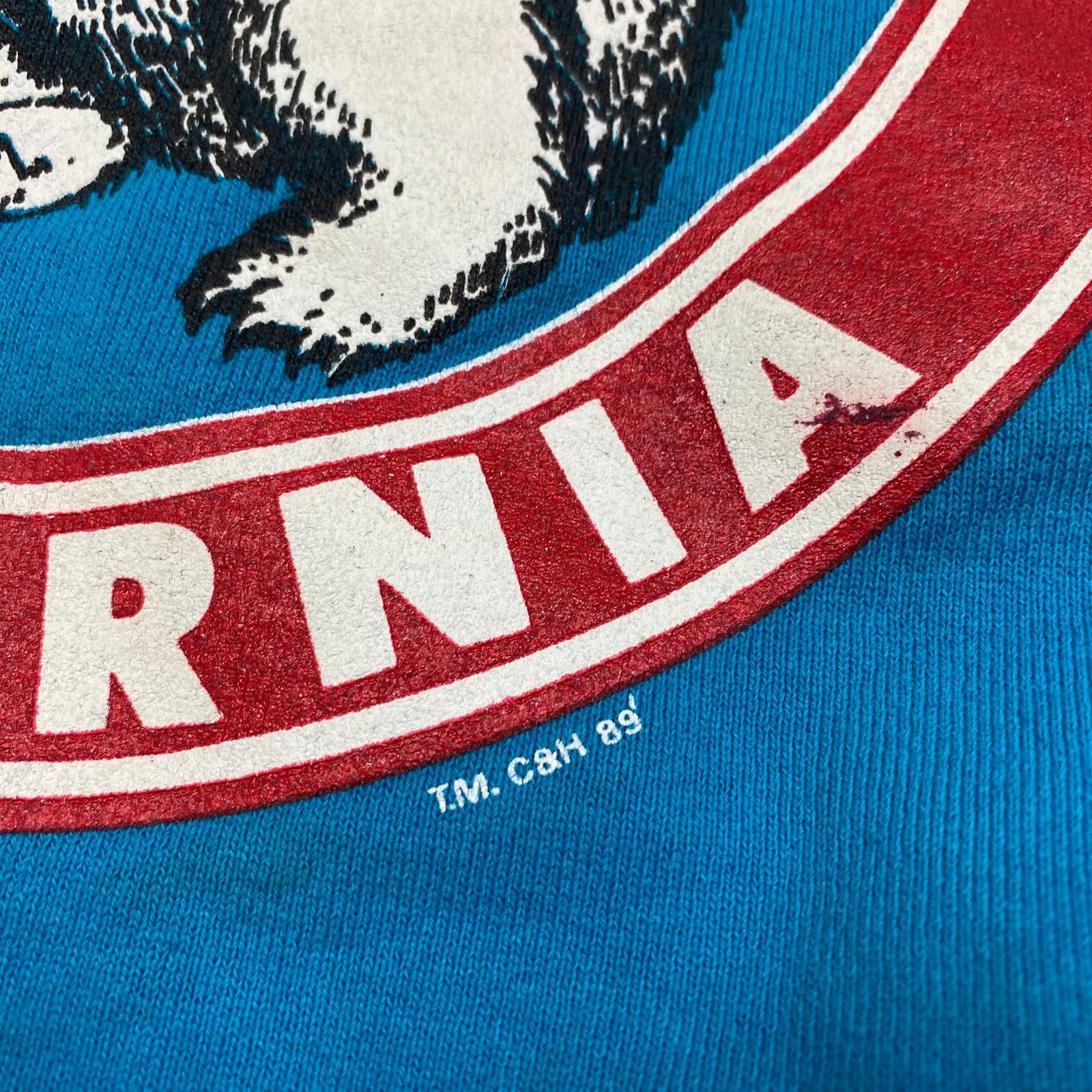 Fruit Of The Loom × Vintage Vintage 80s Big Bear California Ski Crew Sweatshirt Mens 2XL Size US XXL / EU 58 / 5 - 5 Thumbnail