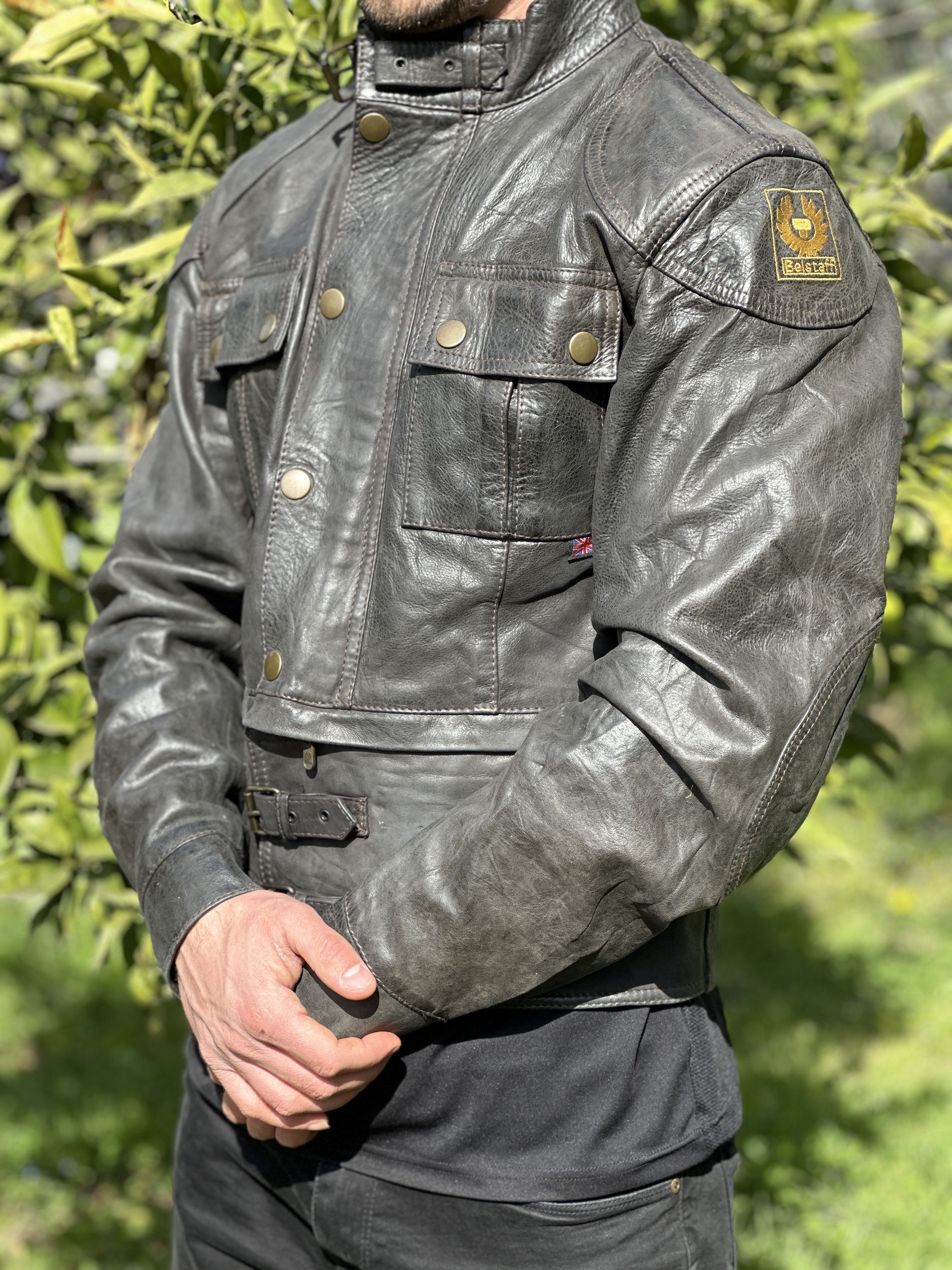 Belstaff Belstaff Wax Rider Motorcycle Motorcycle Bike Beige Size L Size US L / EU 52-54 / 3 - 3 Thumbnail