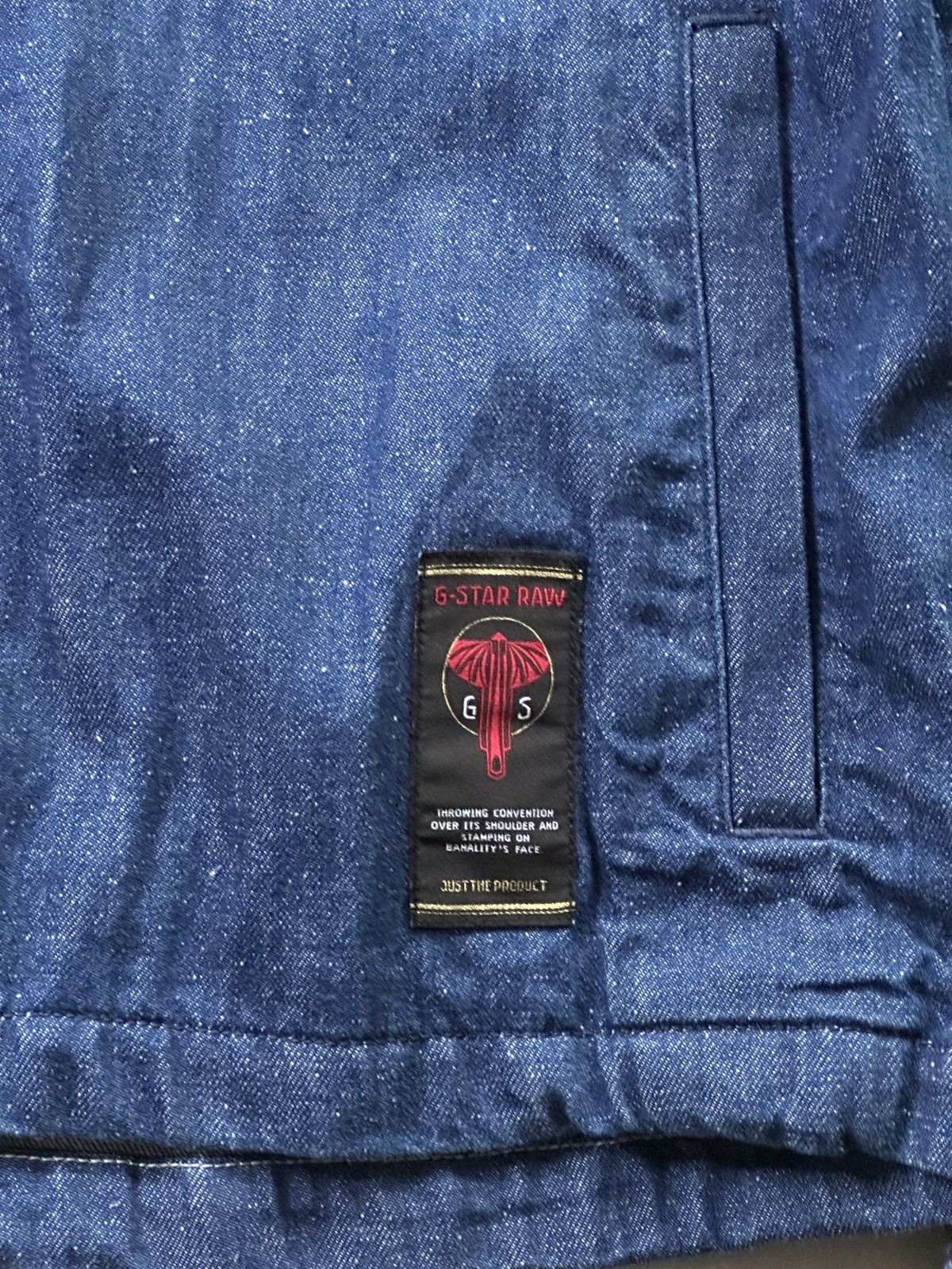 G-Star G Star Raw Embroidered Denim Jacket E Coach Size US L / EU 52-54 / 3 - 6 Thumbnail
