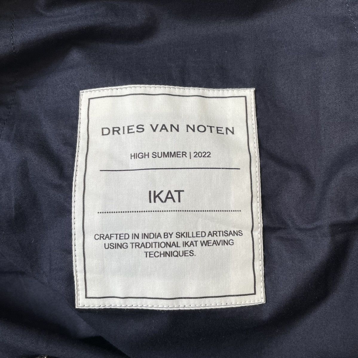 Dries Van Noten IKAT Weave Silk Mix Wide Leg Pants Size US 36 / EU 52 - 6 Thumbnail