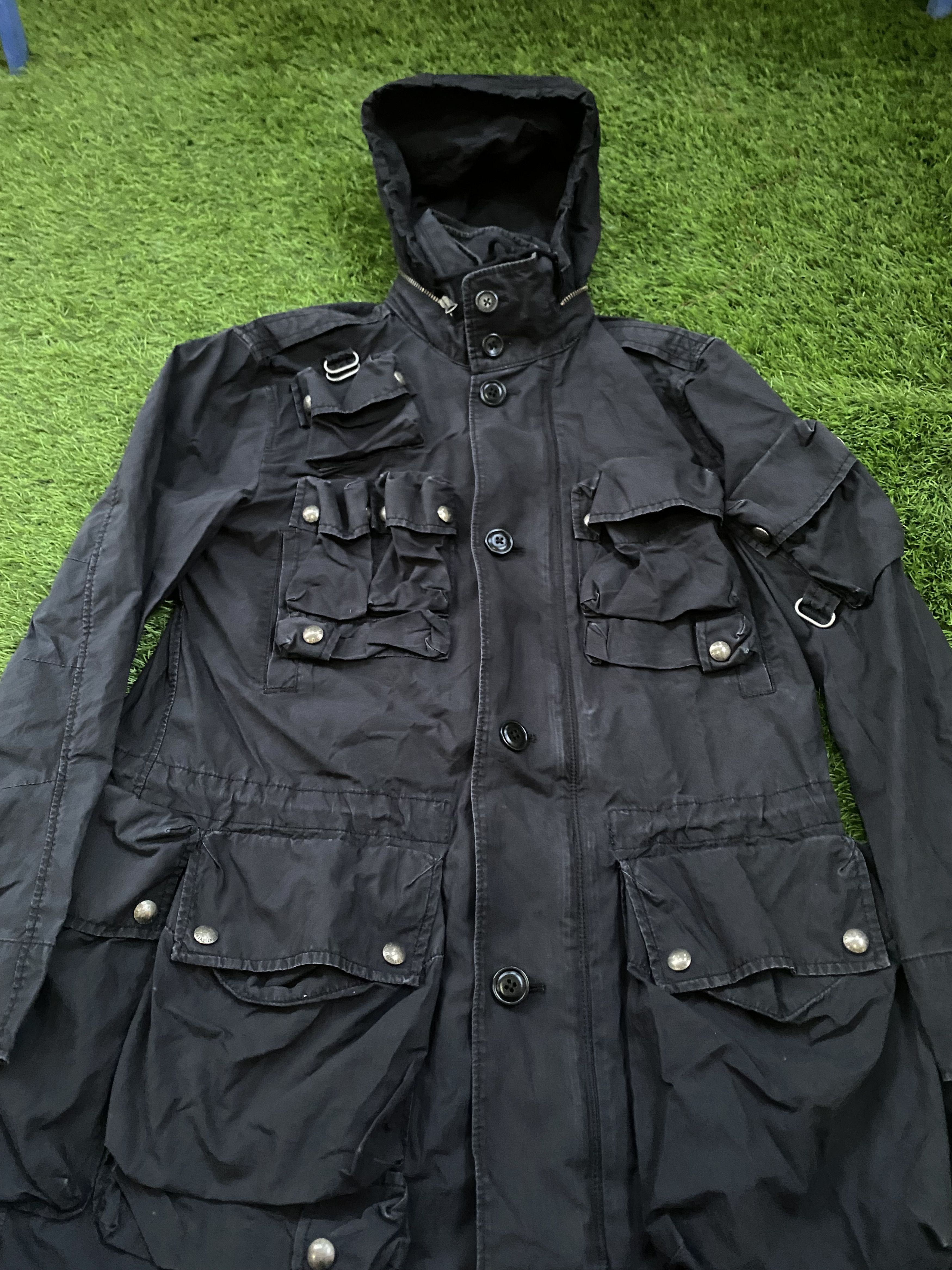 Polo Ralph Lauren × Ralph Lauren Vintage Ralph Lauren Multi Pocket Hunting Parka Jacket Size US XS / EU 42 / 0 - 2 Thumbnail