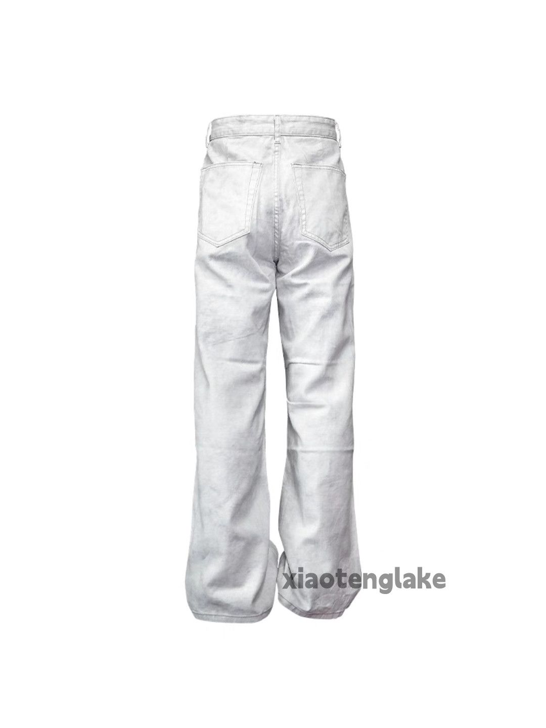Jean Unisex utility punk yuppie loose baggy stain pants Size US 34 / EU 50 - 2 Thumbnail