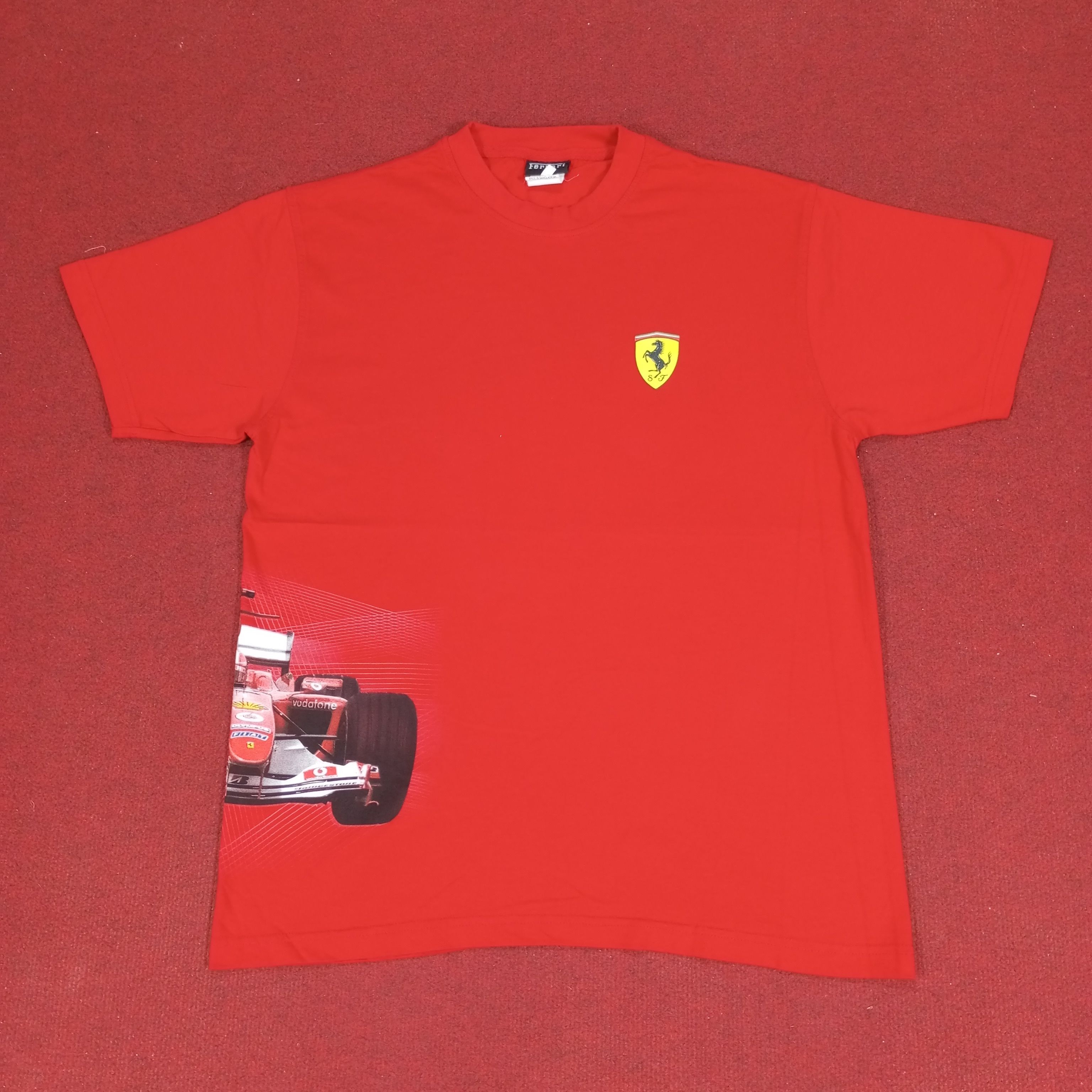 Ferrari × Vintage Ferrari Formula One F1 Racing Design Tshirt Size US L / EU 52-54 / 3 - 1 Thumbnail