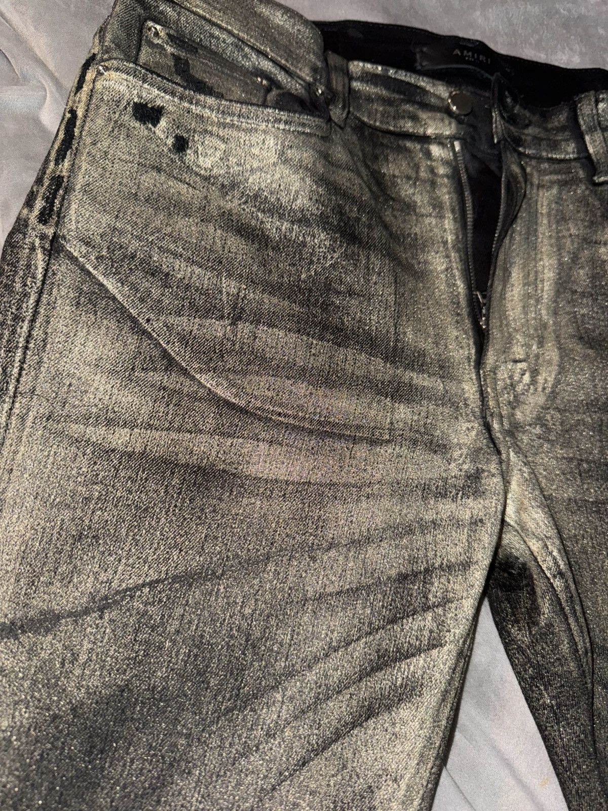 Amiri Gold Amiri Skinny Jeans Size US 32 / EU 48 - 4 Thumbnail