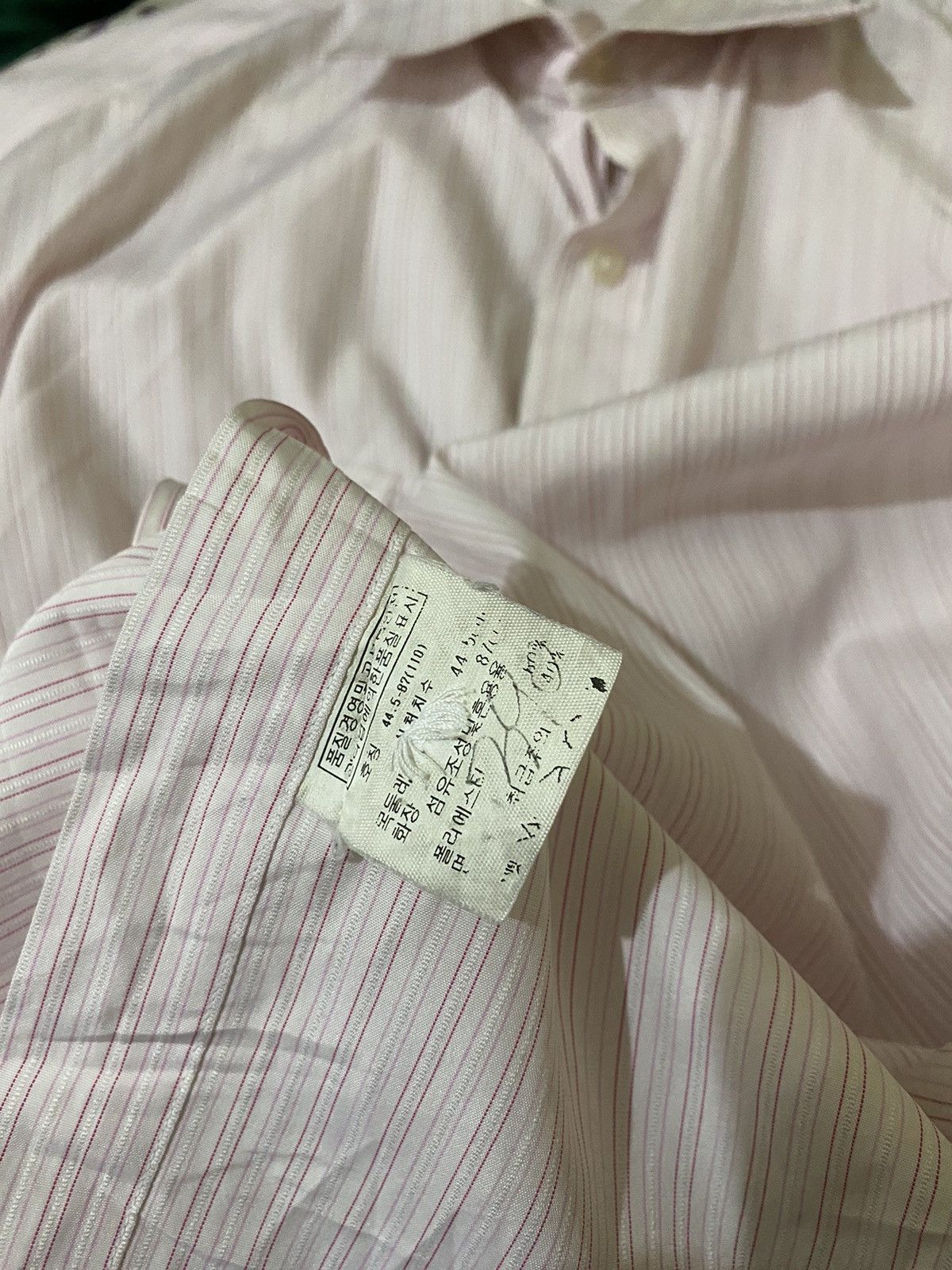 Balenciaga × Vintage Vintage Balenciaga Striped Shirts Size US XL / EU 56 / 4 - 6 Thumbnail