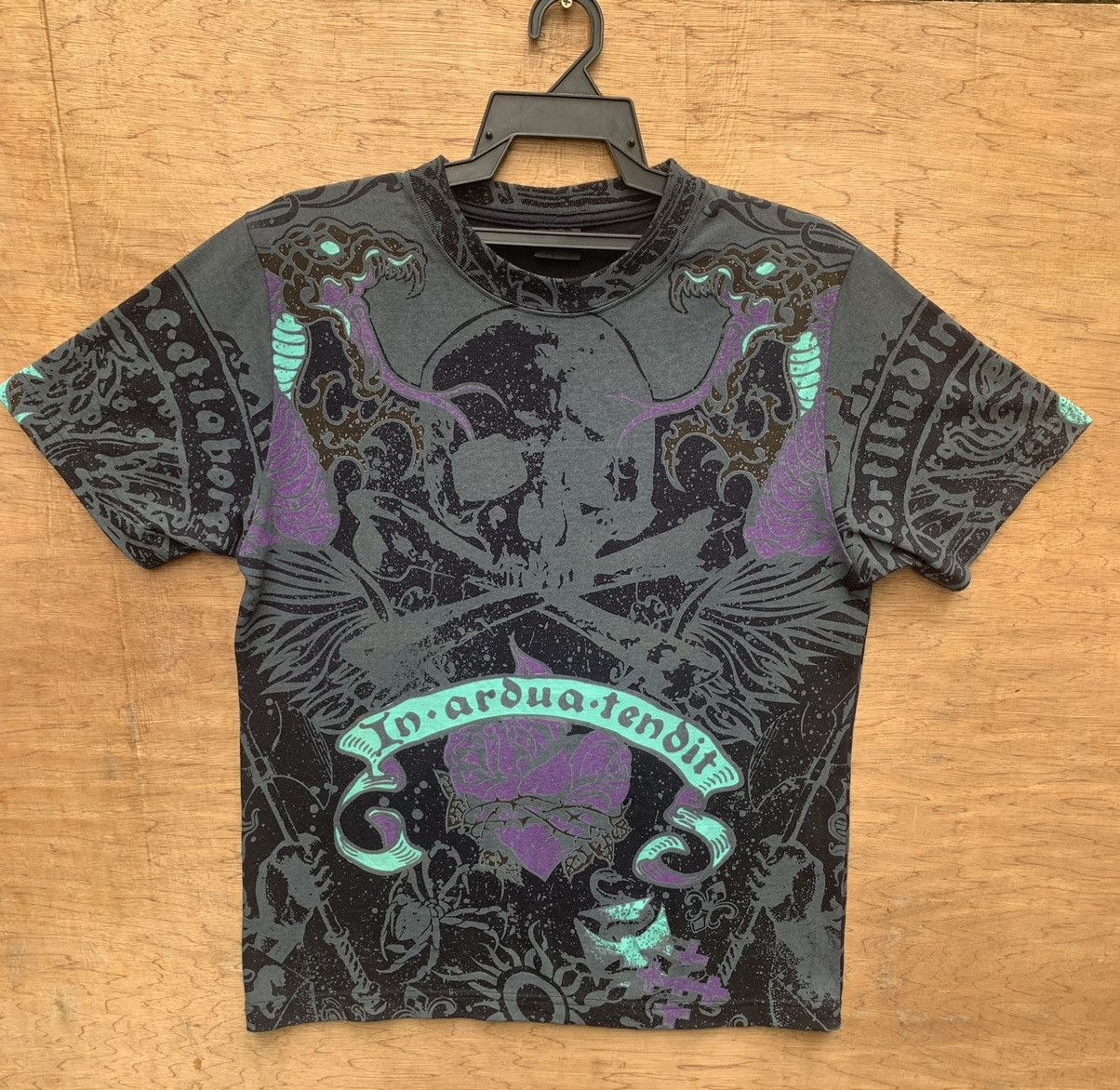 Art Comes First In.Ardua.tendit Full Print T Shirt Size US M / EU 48-50 / 2 - 2 Thumbnail