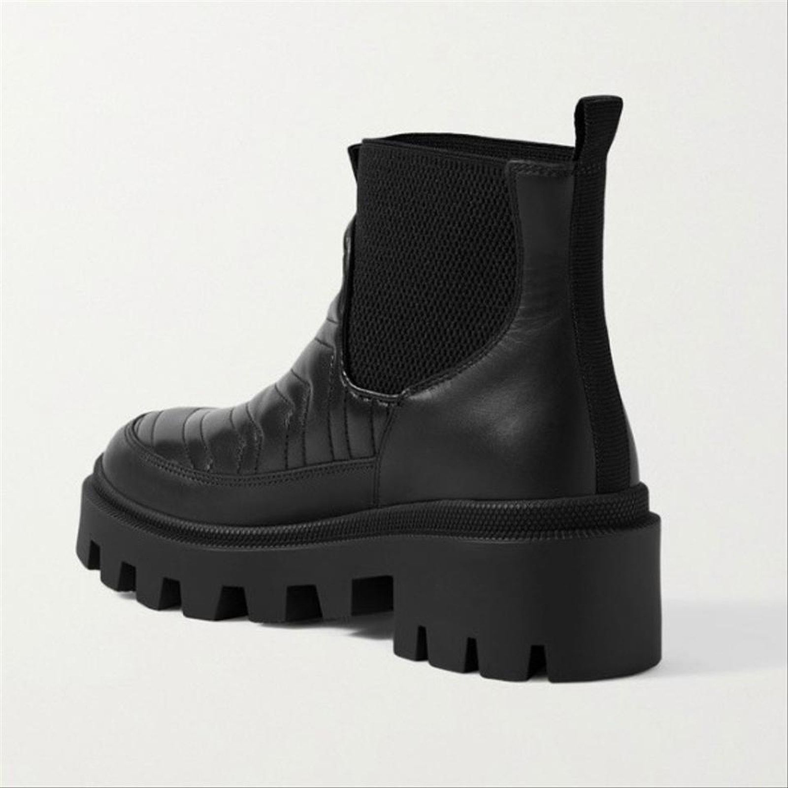 Gucci Frances GG logo embroidered matelasse quilted Chelsea boots Size US 10 / IT 40 - 3 Thumbnail