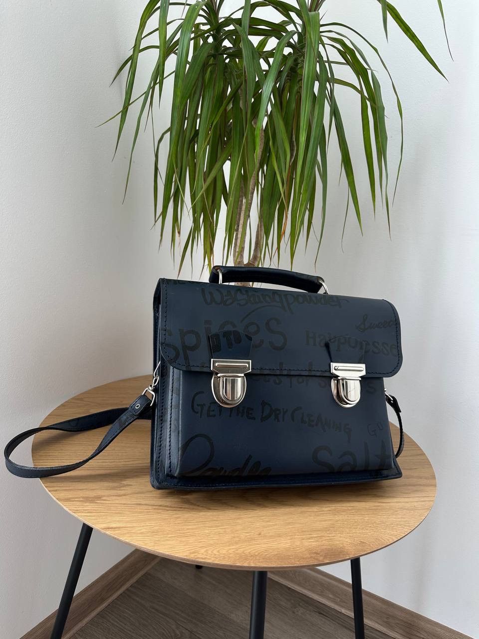 Comme des Garcons Vintage Comme des Garçons Black Graffiti Satchel Bag Rare Size ONE SIZE - 7 Thumbnail