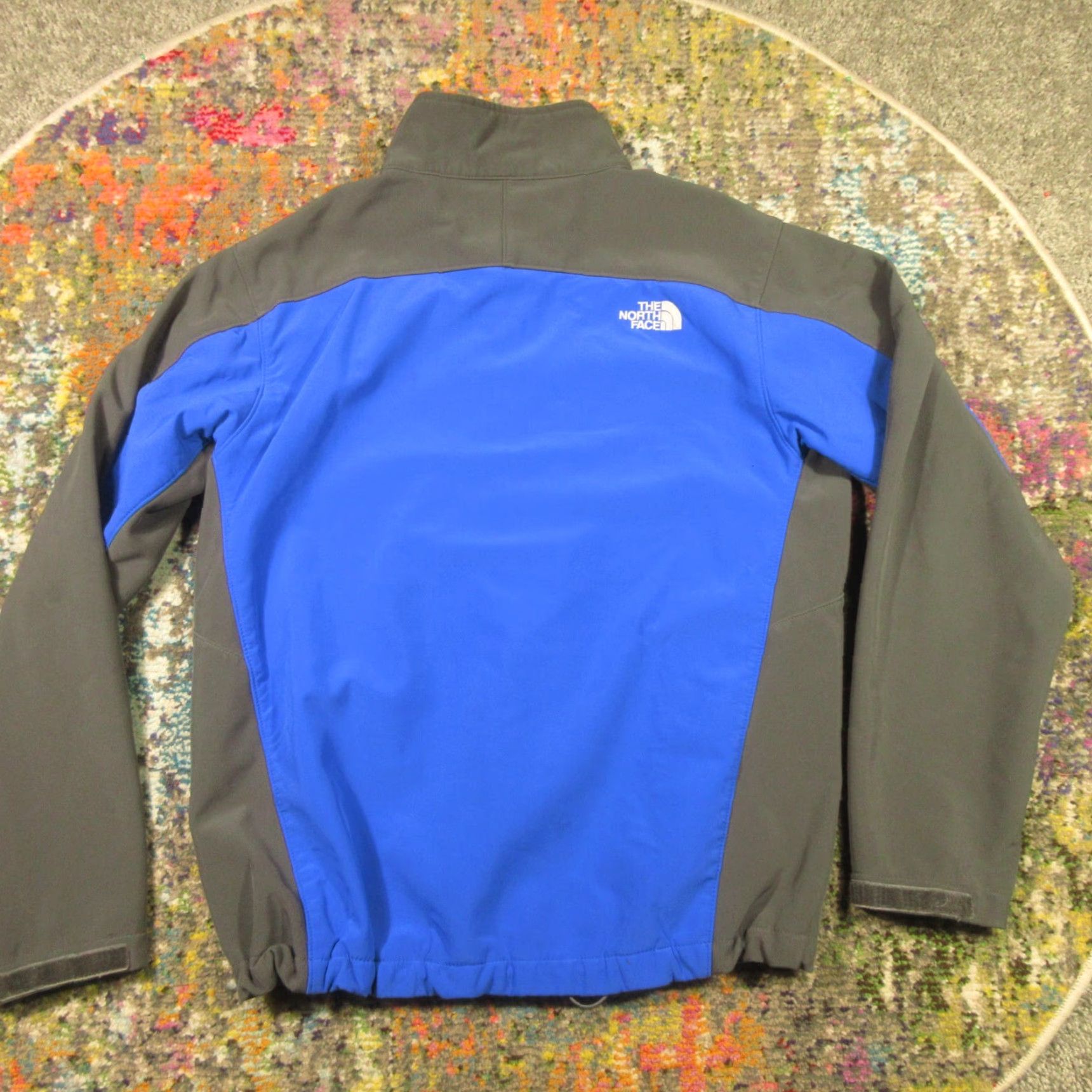 The North Face The North Face Softshell Jacket Mens L Blue Gray Fleece Lined Windbreaker Size US L / EU 52-54 / 3 - 2 Thumbnail