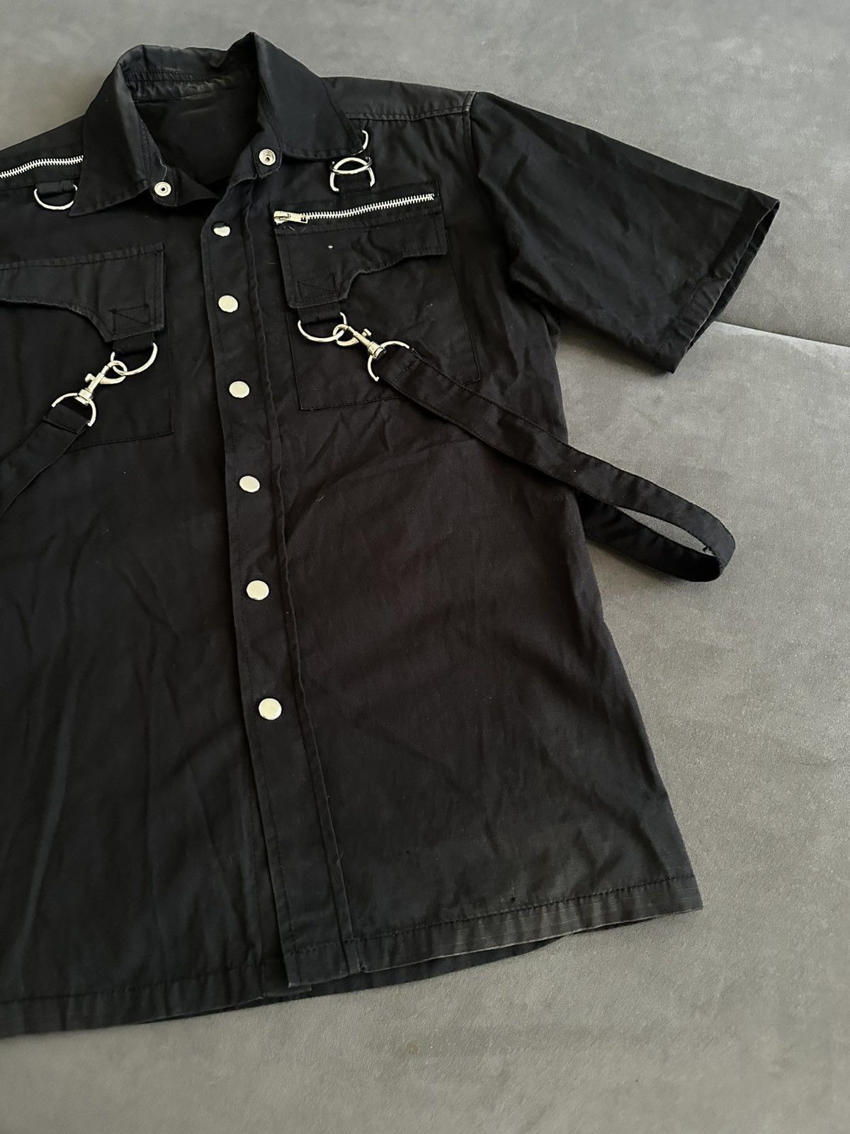 If Six Was Nine Opium shirt With chains, laces, and carabiners y2k Size US S / EU 44-46 / 1 - 4 Thumbnail