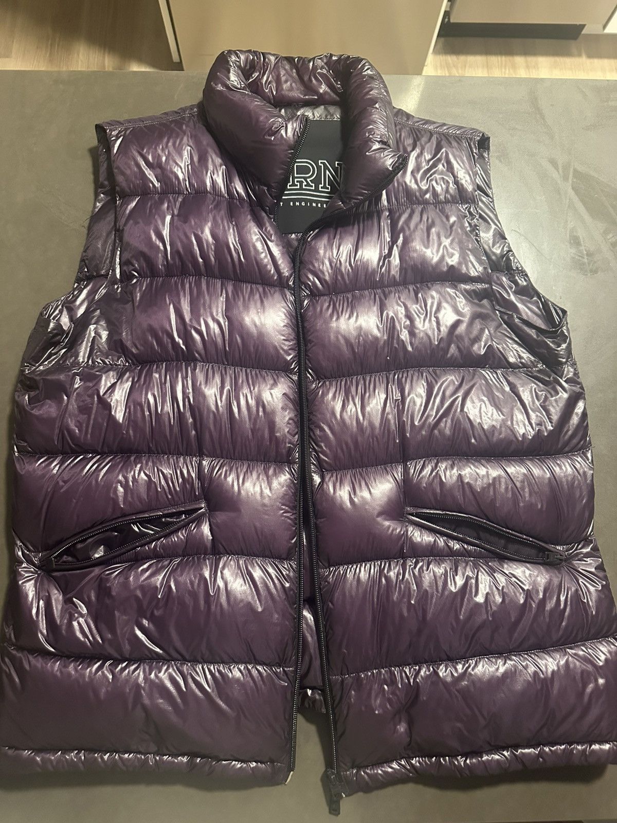 Purple Down Vest