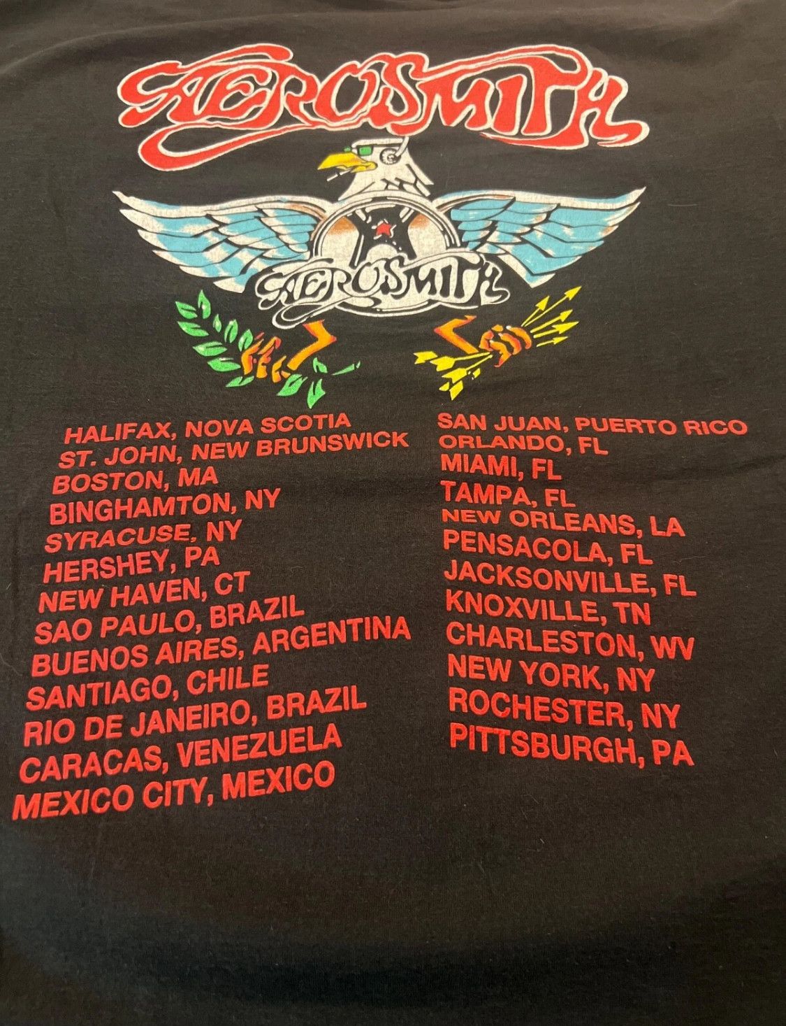 Giant Aerosmith Aero Force Tour 1993 XL Vintage Size US XL / EU 56 / 4 - 2 Thumbnail