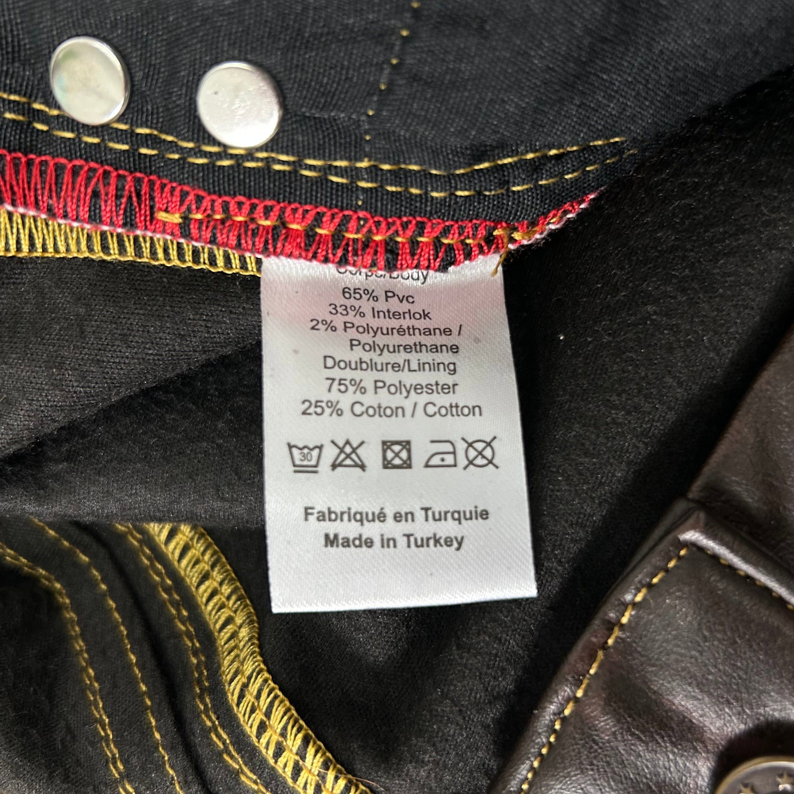 Y/Project Y Project Brown Vegan Leather Pants Size US 32 / EU 48 - 8 Thumbnail
