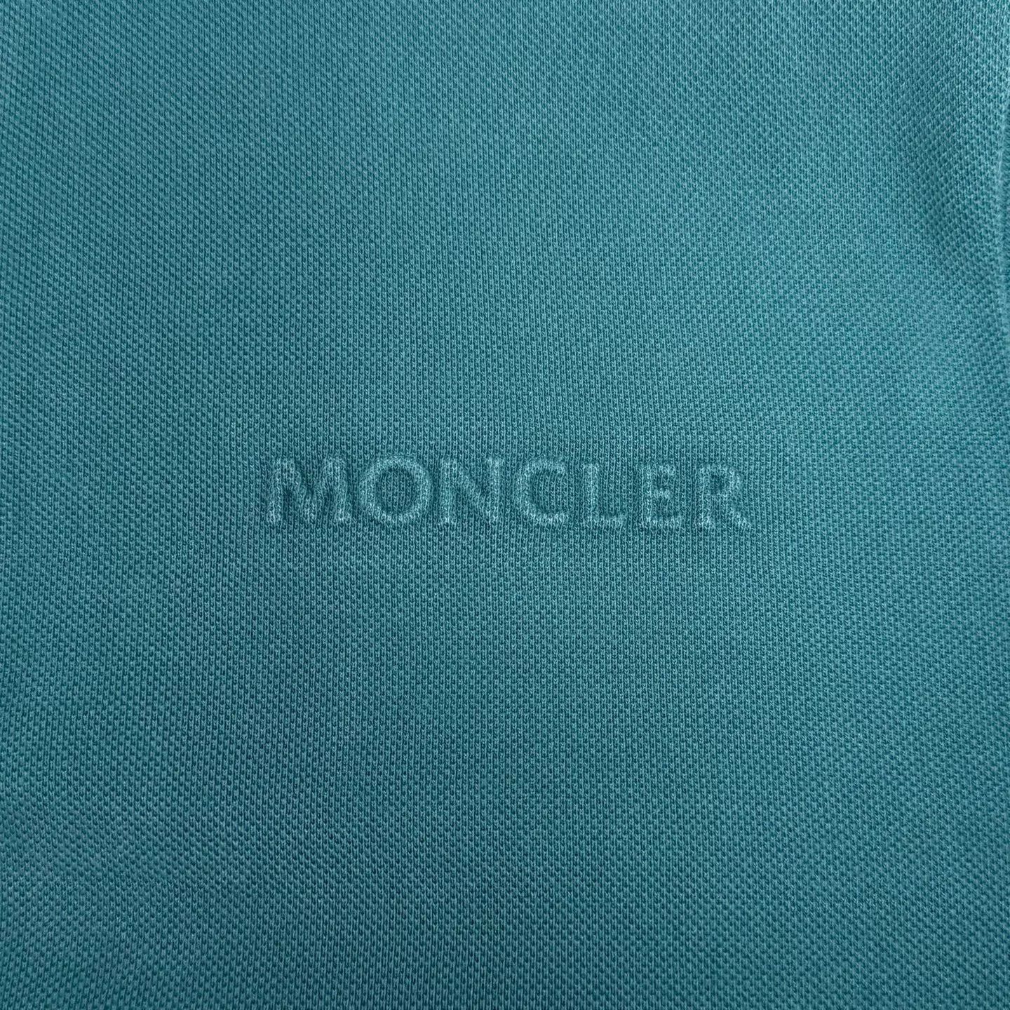 Moncler Moncler Dark Green Striped Embossed Polo L 98 New Size US L / EU 52-54 / 3 - 6 Thumbnail