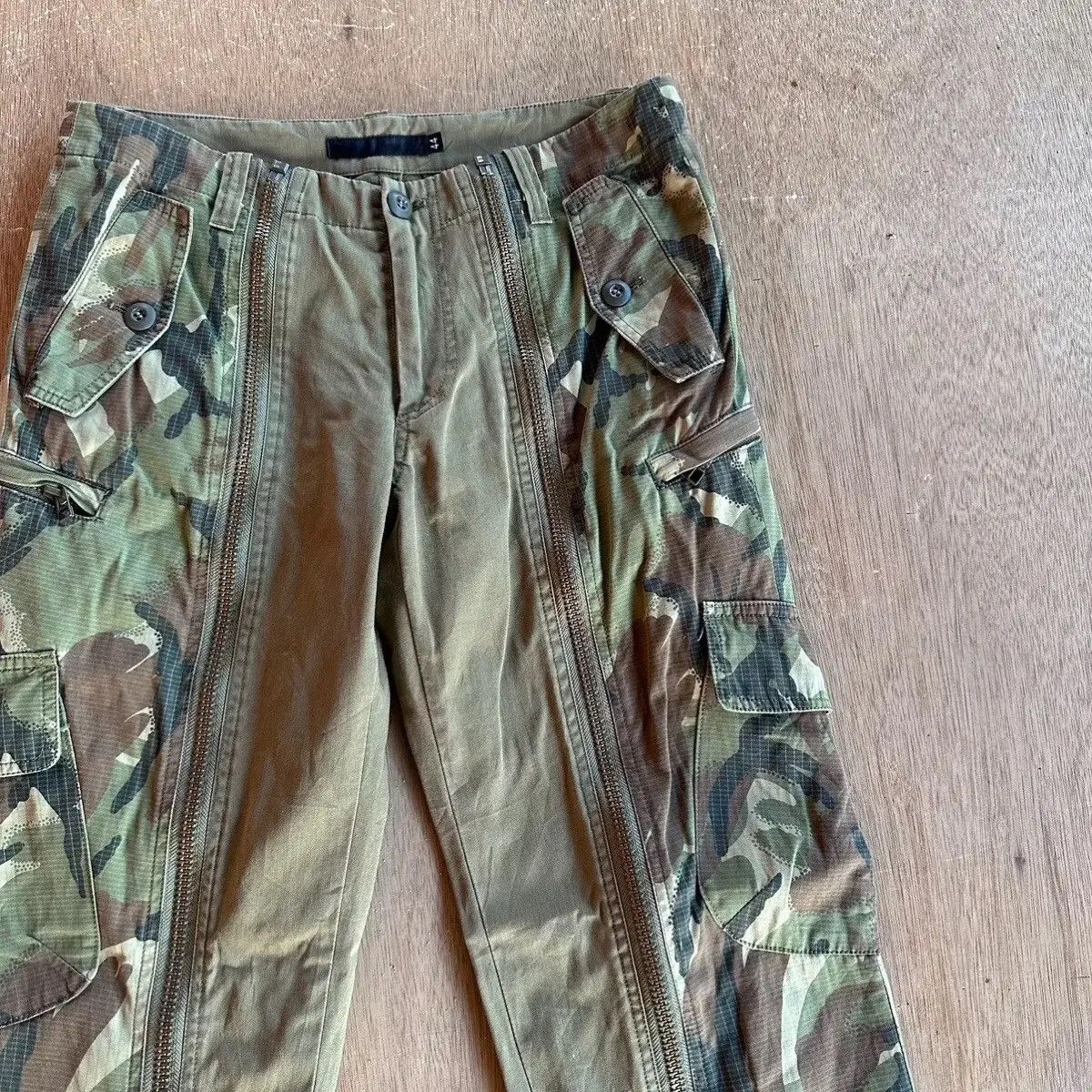 Japanese Brand SICKS 💥MALA VITA JAPANESE VTG HYBRID CAMO ZIPPER RARE PANTS Size US 30 / EU 46 - 6 Thumbnail