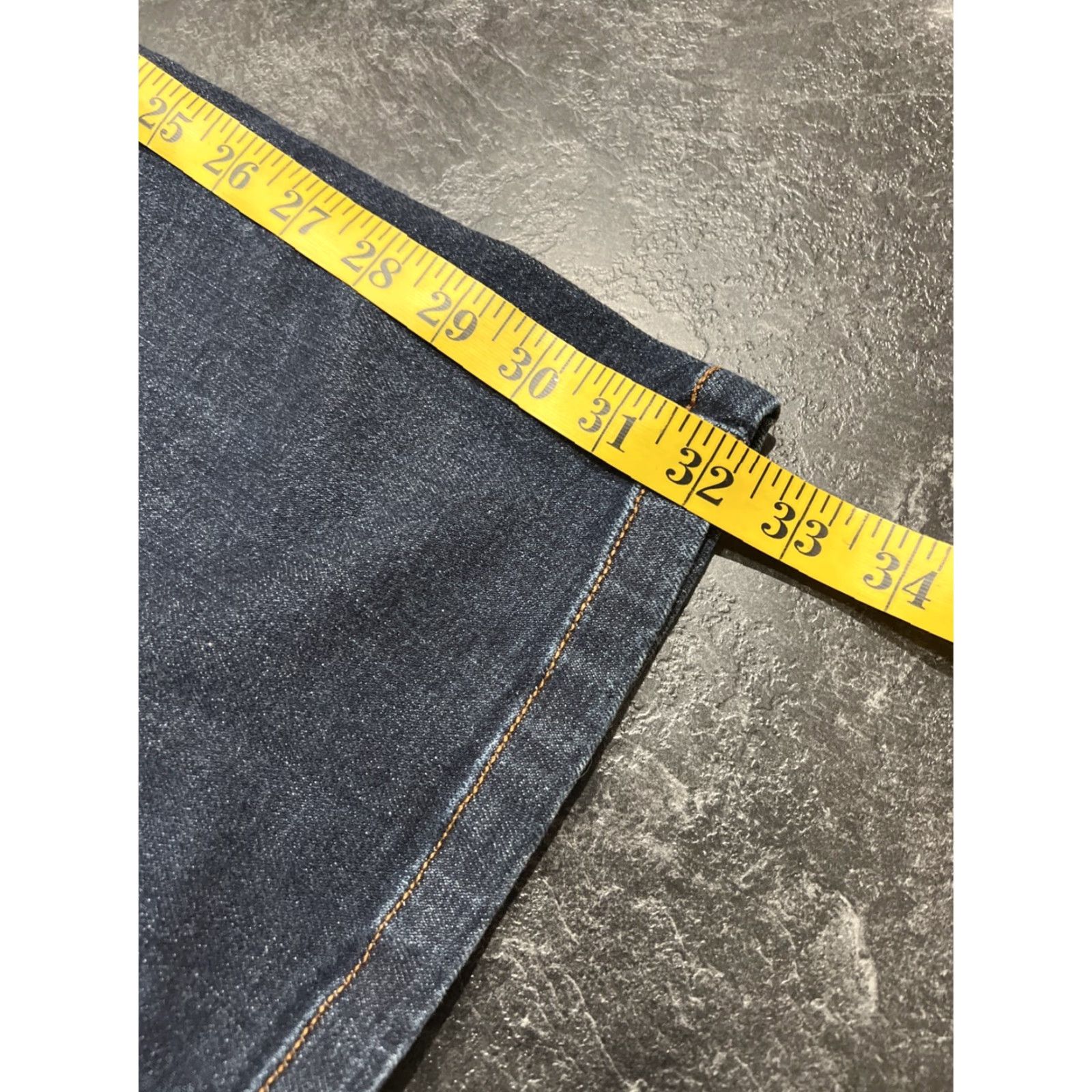 Vintage Hiltl Dude Jeans 40x33 Blue Dark Wash Straight Leg Mens Size US 40 / EU 56 - 8 Thumbnail