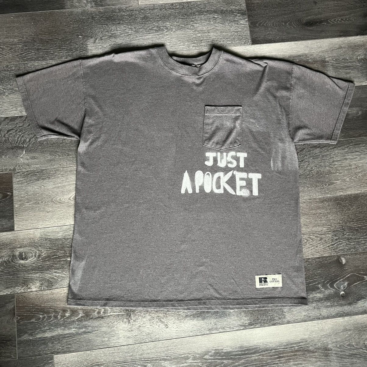 Russell Athletic Vintage Russell Athletic Just a Pocket Nothing Special Tee Size US XL / EU 56 / 4 - 1 Thumbnail