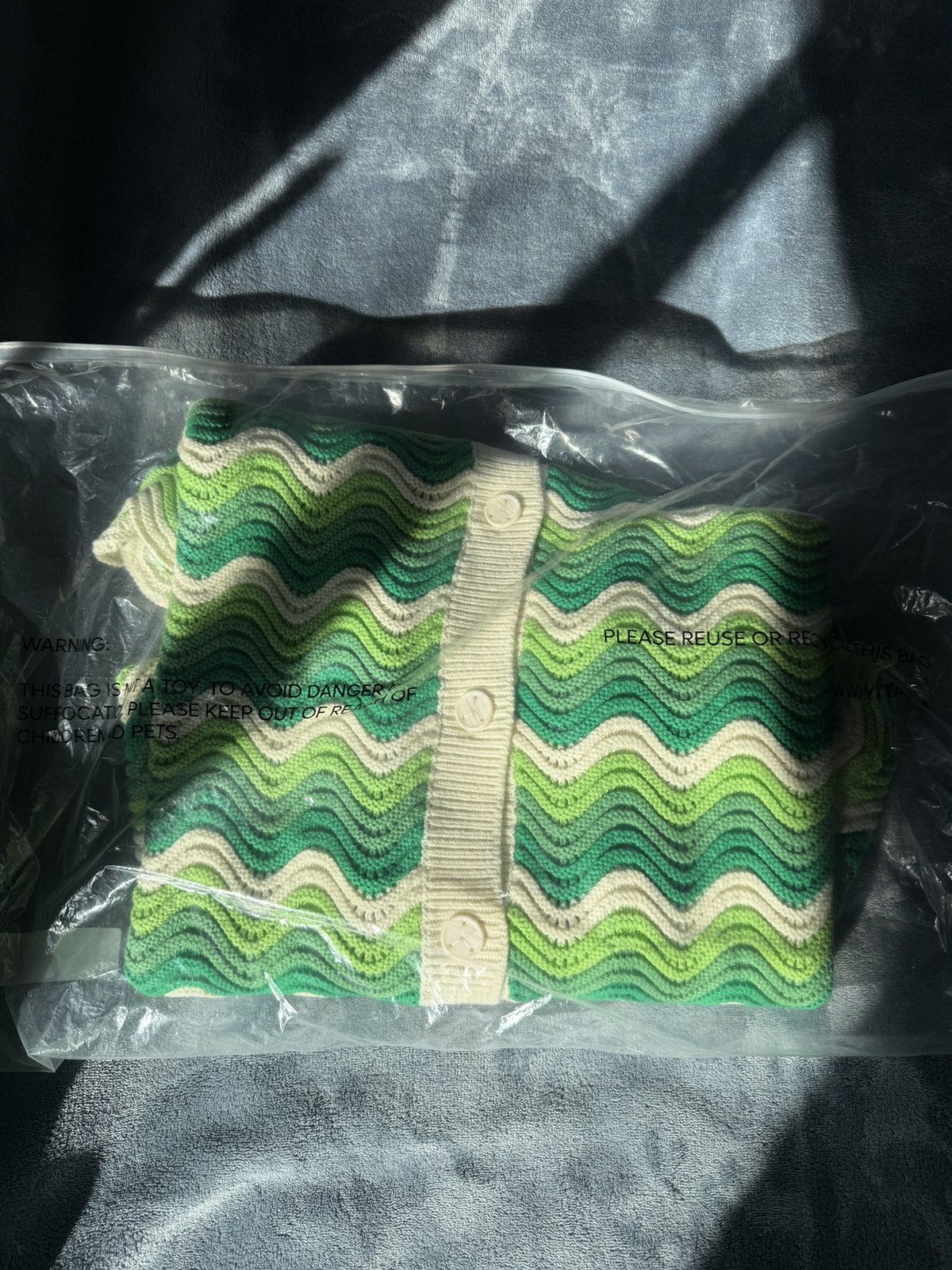 YITAI Yitai Emerald Crotchet Knit Button Up Size US M / EU 48-50 / 2 - 6 Thumbnail