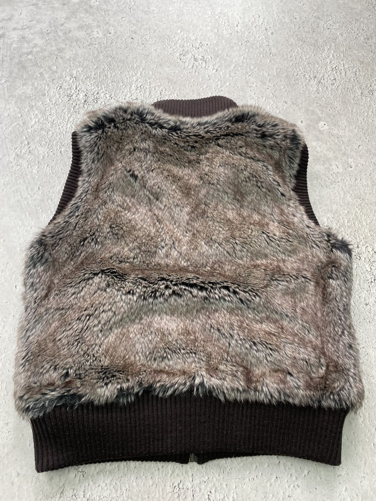 If Six Was Nine 2000s fur JACKET CROPPED HYSTERICGLAMOUR Y2K BOMBER RARE Size US M / EU 48-50 / 2 - 8 Thumbnail