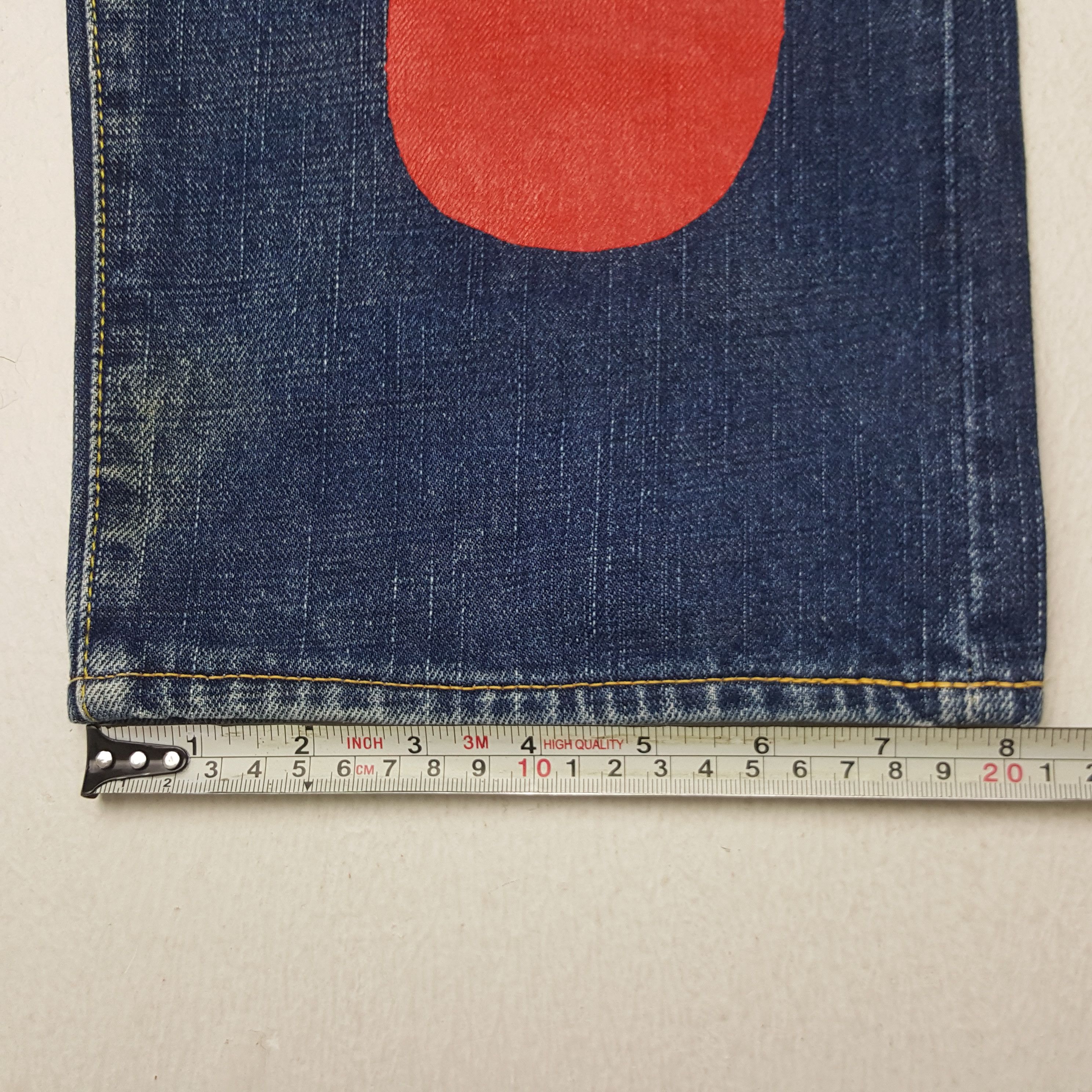 Evisu × Japanese Brand × Vintage Vintage Evisu Paris Japanese Brand Daicock Custom Denim Jean Size US 28 / EU 44 - 13 Thumbnail