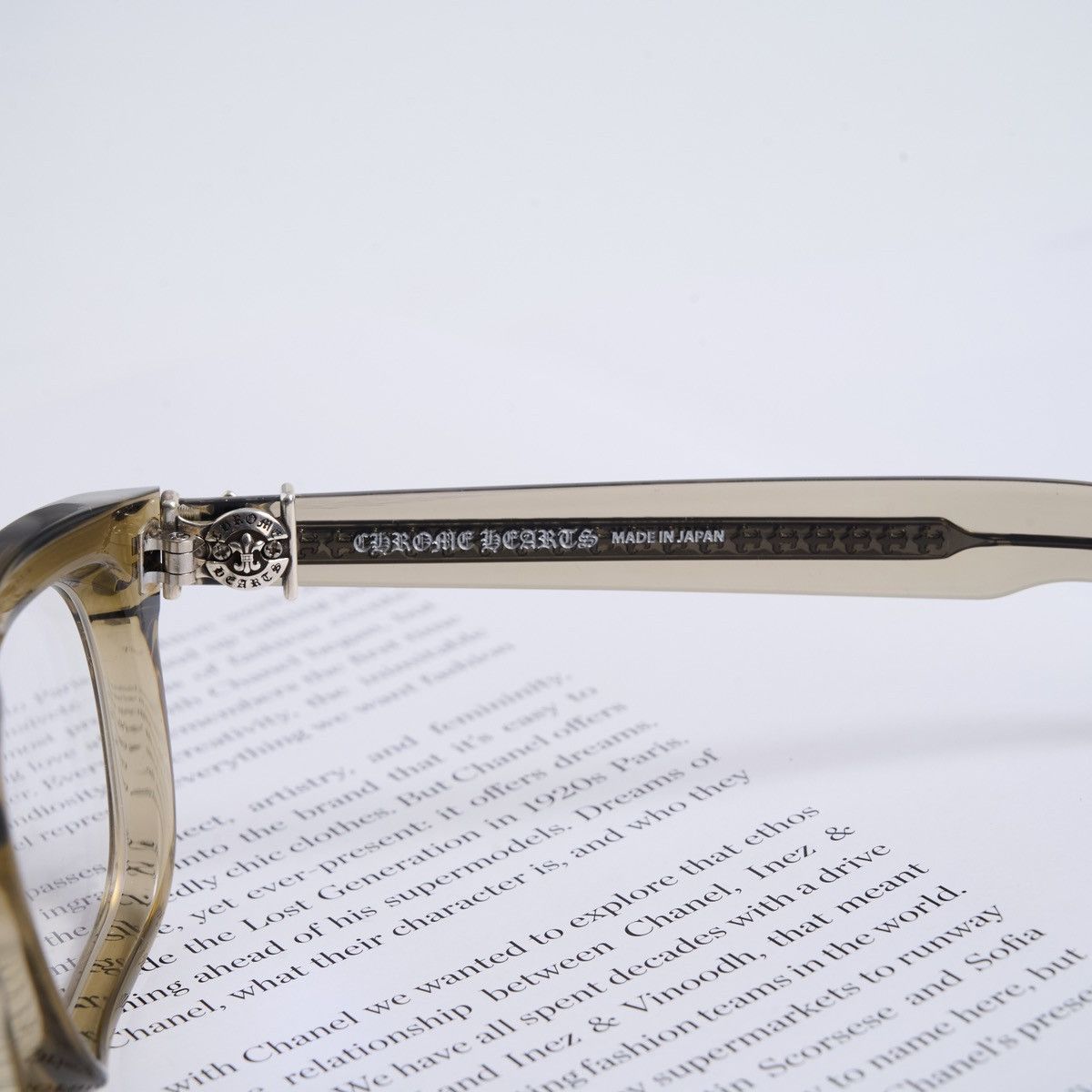 Chrome Hearts CHROME HEARTS SEE YOU IN TEA ARMY GLASSES Size ONE SIZE - 5 Thumbnail