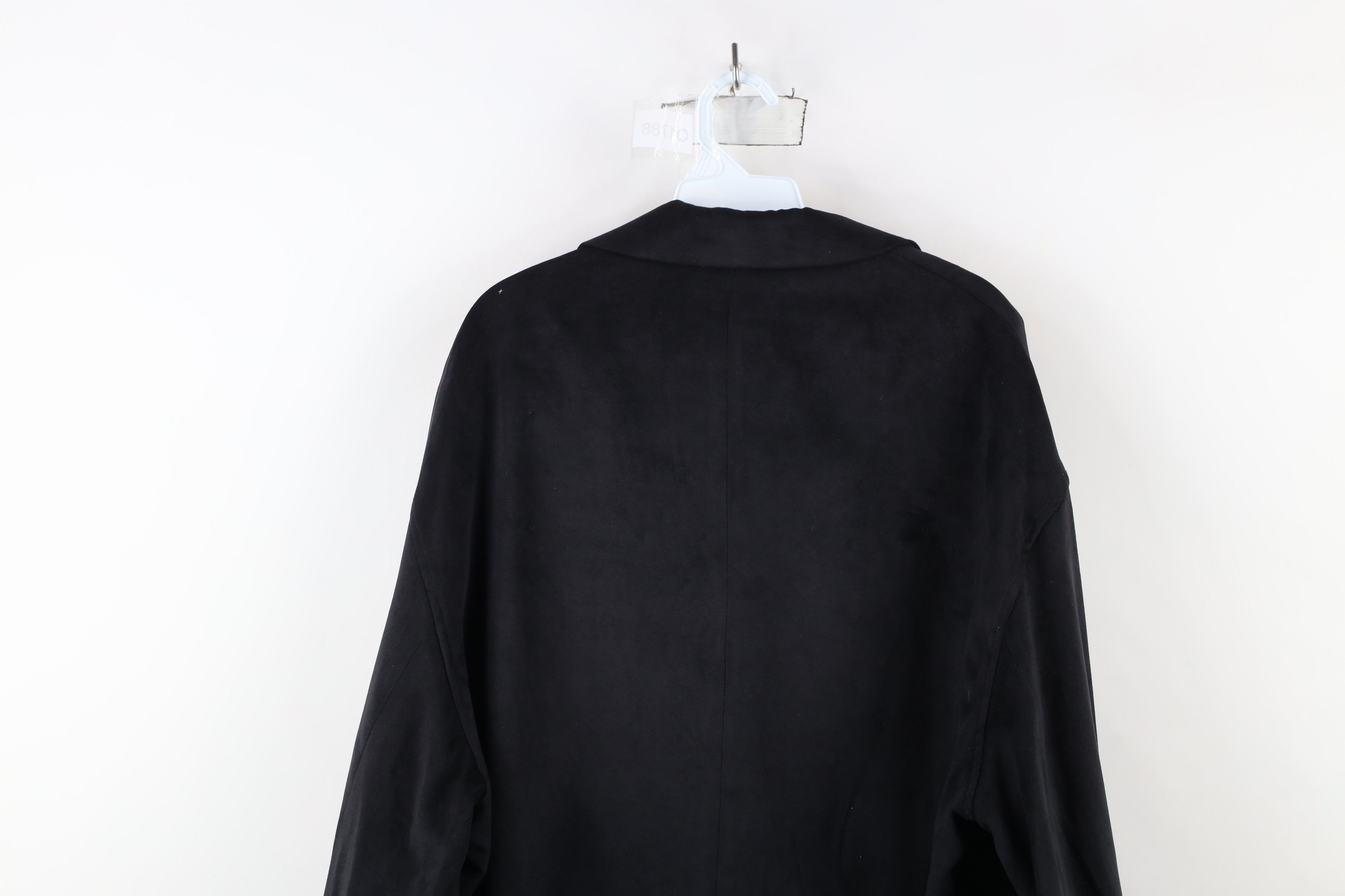 Vintage Vintage 90s Streetwear Fit Microfiber Button Shirt Jacket Size US XXL / EU 58 / 5 - 13 Thumbnail