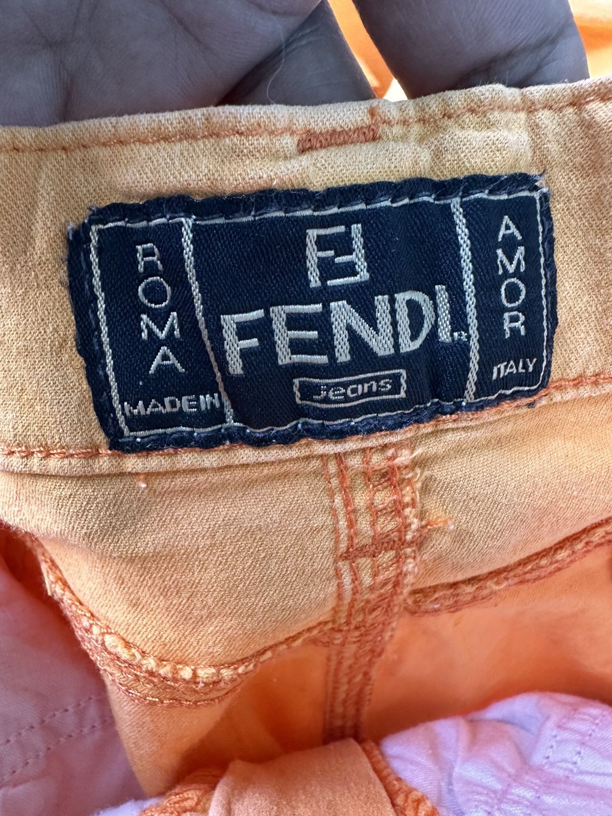 Fendi Vintage Fendi Flare Pants Size 28" / US 6 / IT 42 - 8 Thumbnail