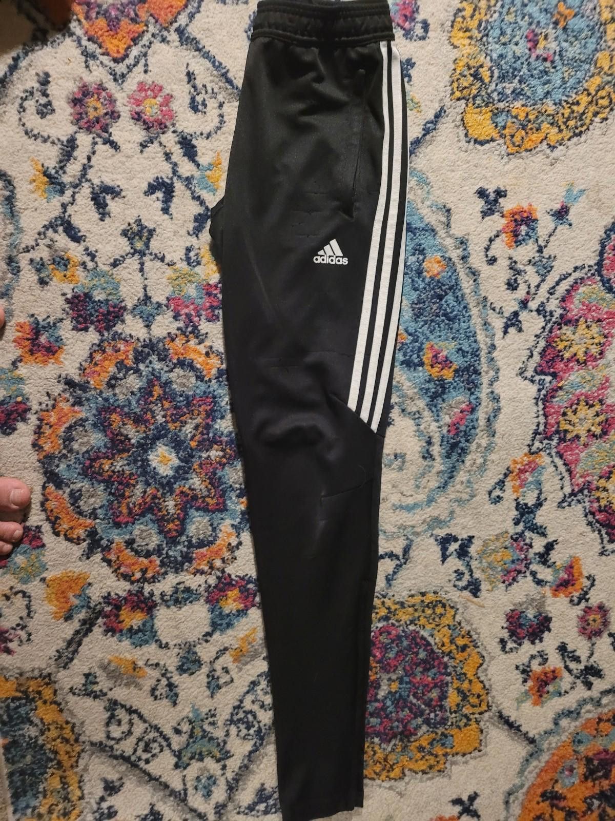 Adidas S Adidas track sweatpants missing drawstring fabric pulls Size US 30 / EU 46 - 4 Thumbnail