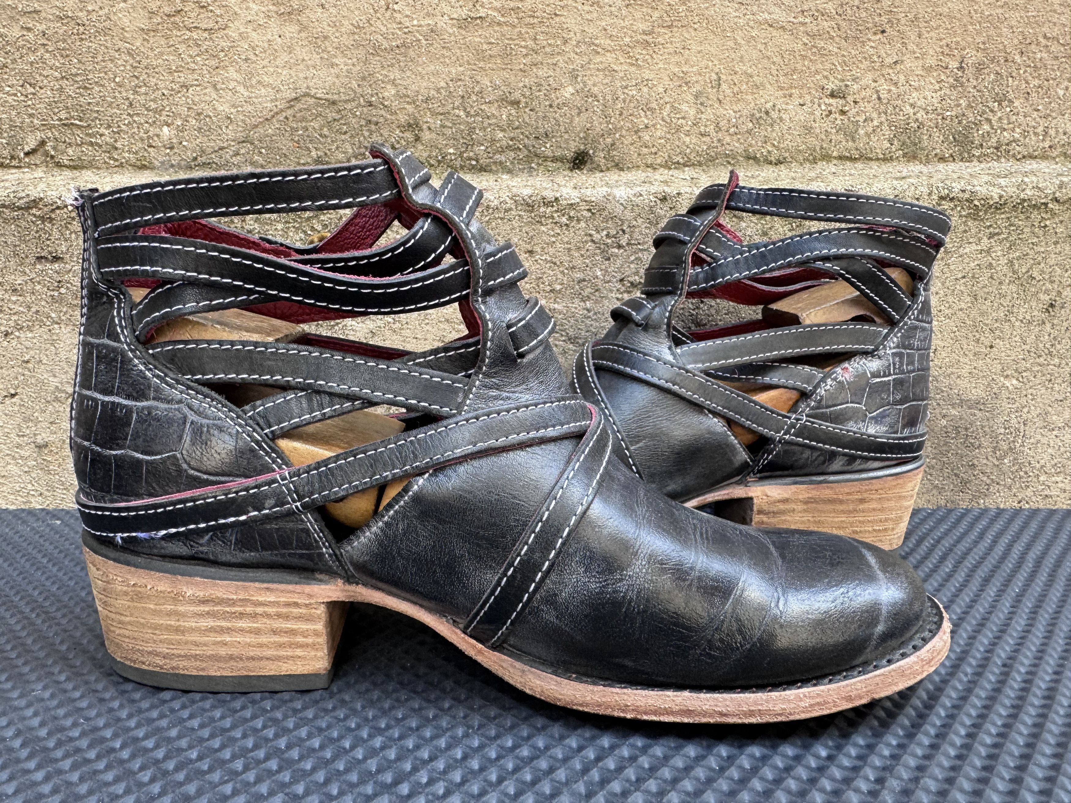 FREEBIRD FREEBIRD by Steven boost Stair Womens Strappy Ankle Avant Size US 7 / IT 37 - 6 Thumbnail