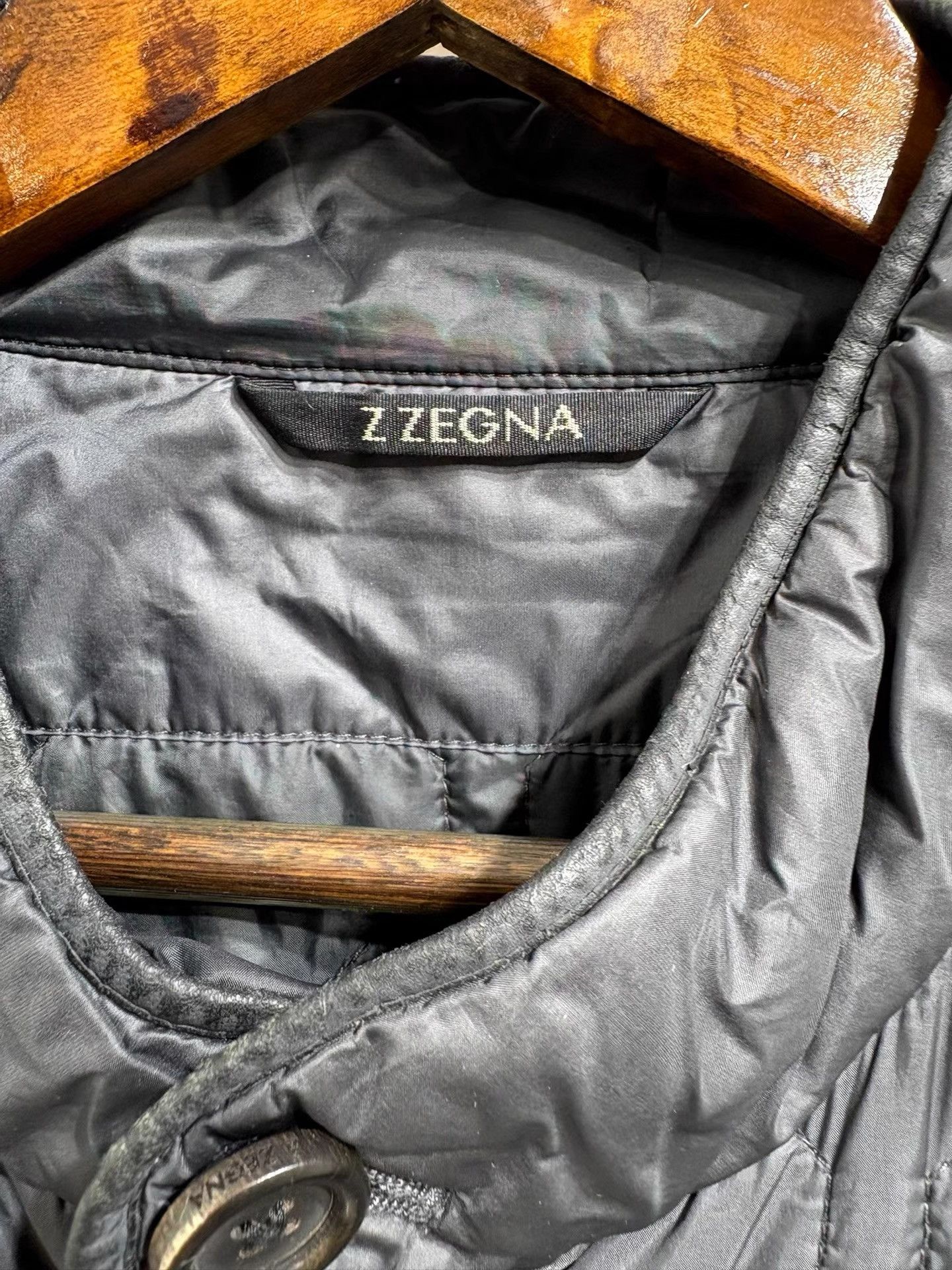 Z Zegna Z ZEGNA Black Diamond Quilted Padded Jacket K29 Size US XXL / EU 58 / 5 - 4 Thumbnail