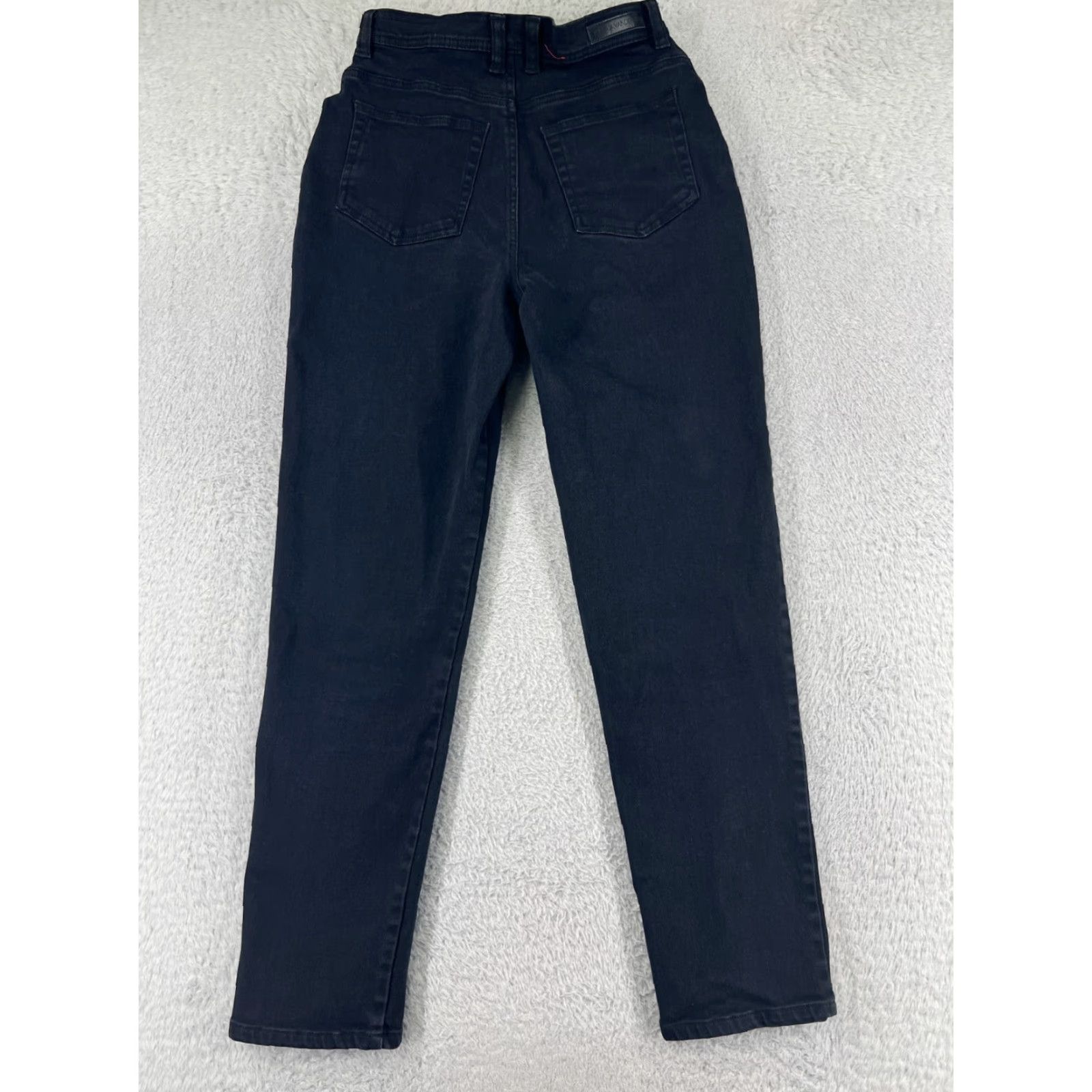 Gloria Vanderbilt Gloria Vanderbilt Jeans Womens 8 Black Denim Stretch Cotton Blend Straight Size 30" / US 8 / IT 44 - 2 Thumbnail