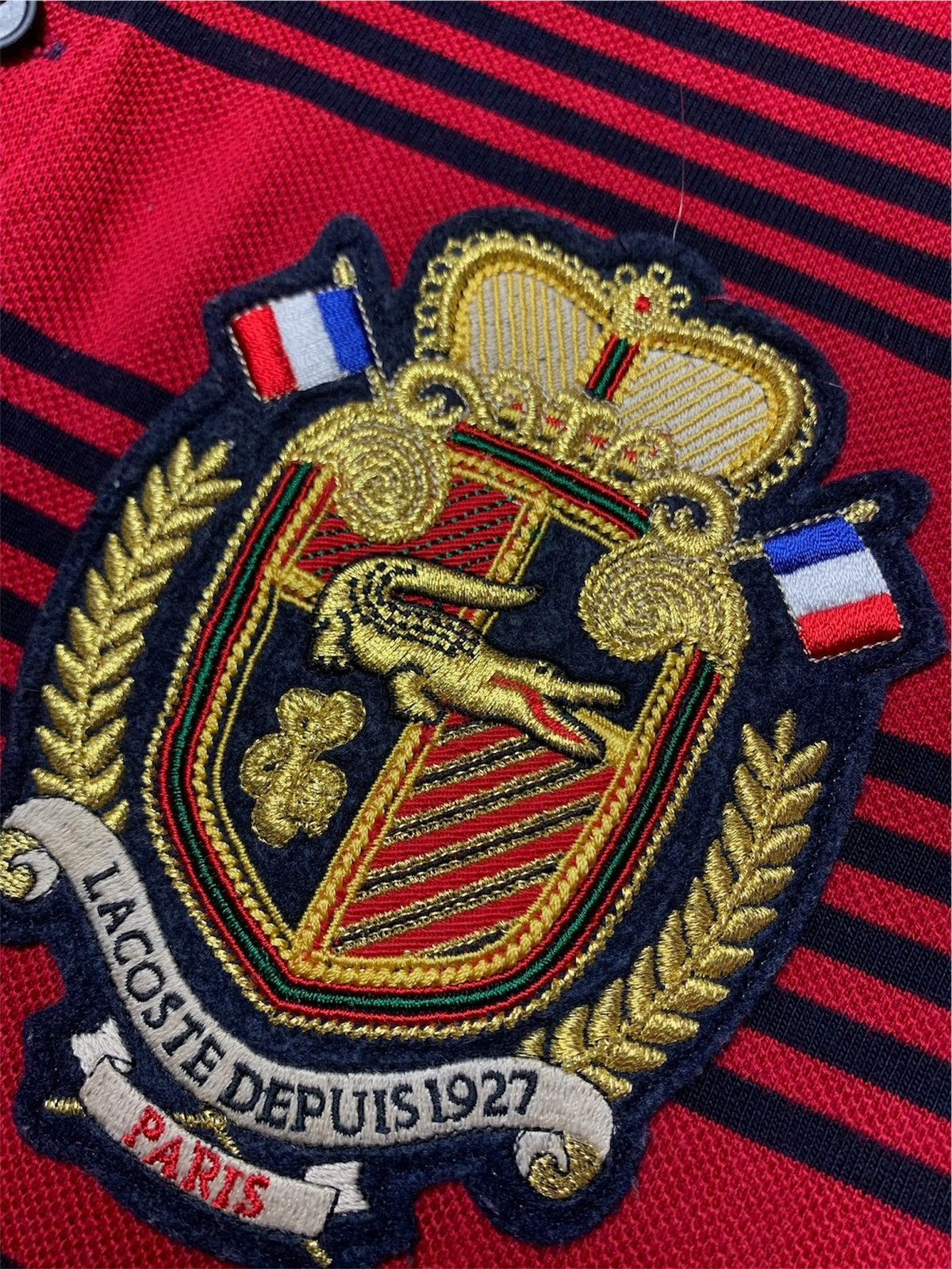 Lacoste × Vintage Lacoste rugby jersey striped vintage logo Size L Size US L / EU 52-54 / 3 - 4 Thumbnail