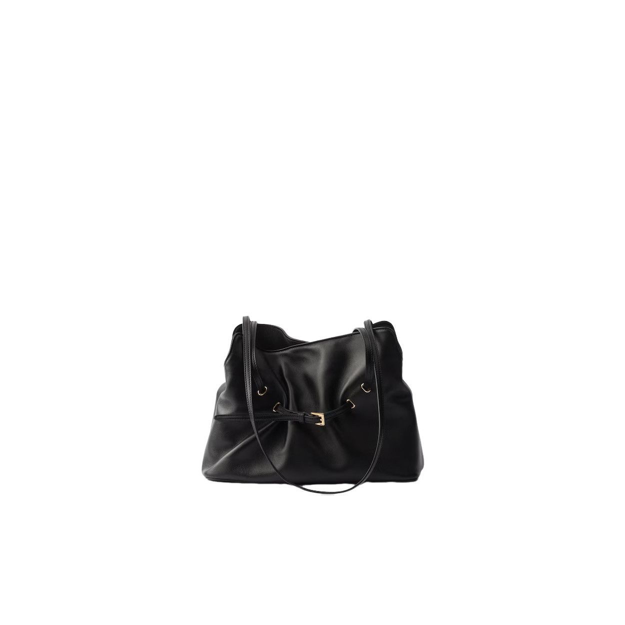 Prada PRADA Dada Small $3100 Black Leather Shoulder Bag New & Auth Size ONE SIZE - 3 Thumbnail