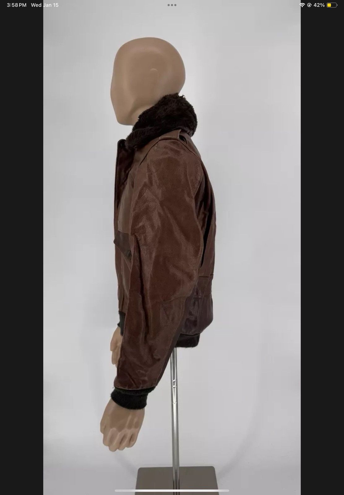 Schott Vintage 90s Schott Leather Jacket Brown Chestnut Men’s M Size US M / EU 48-50 / 2 - 6 Thumbnail