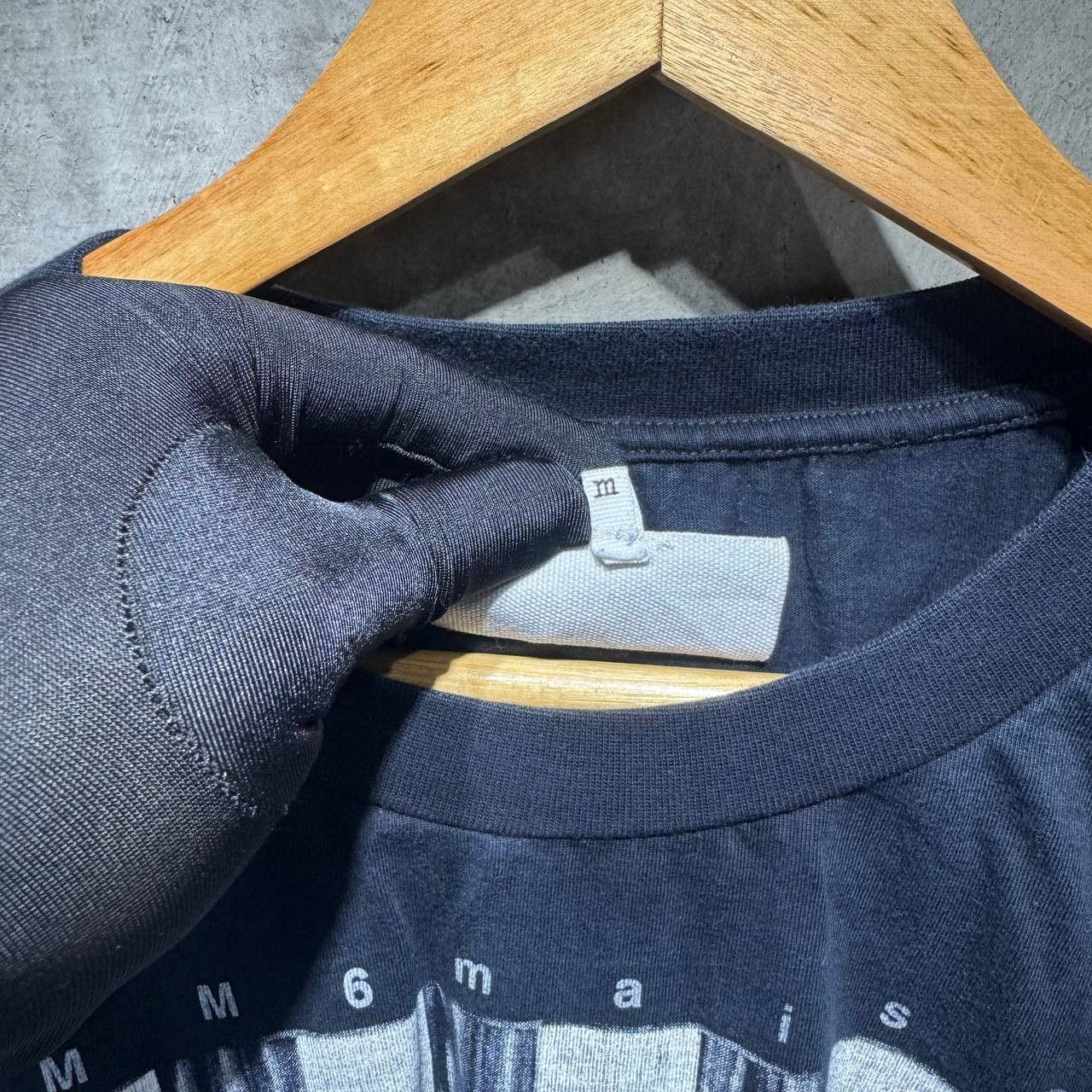 Maison Margiela Maison Margiela MM6 Checkered Print cropped tee Size L / US 10 / IT 46 - 6 Thumbnail