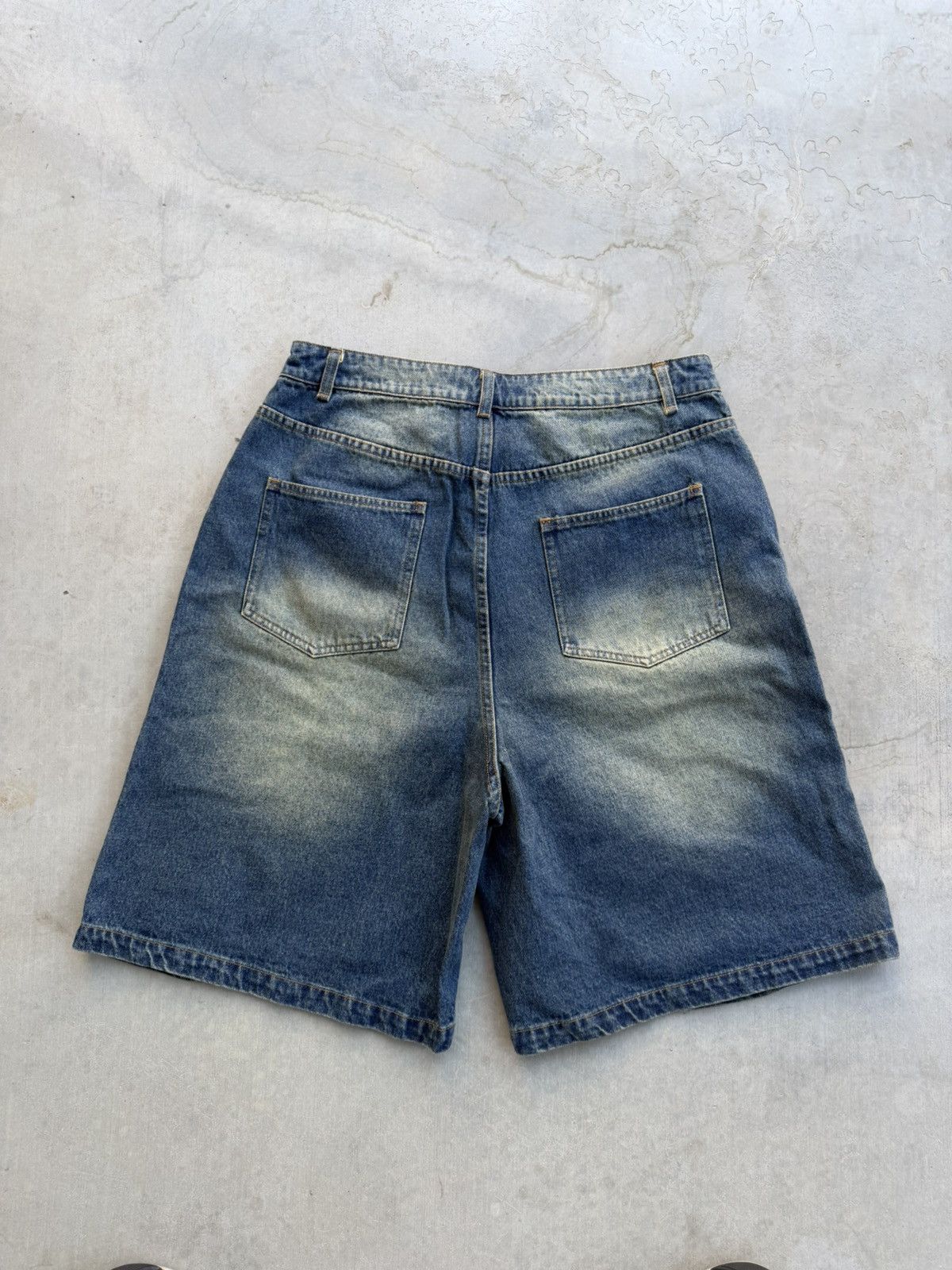 Vale Vale Forever 1980s Patchwork Jorts – Mid/Wash 32 New Size US 32 / EU 48 - 7 Thumbnail