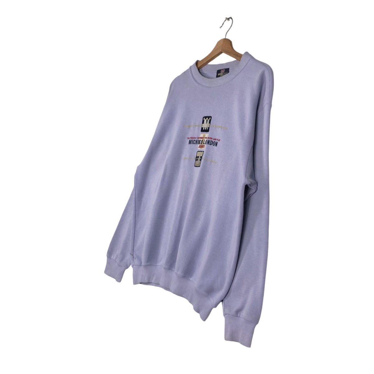 Japanese Brand × Vintage Vtg Sweatshirt Crewneck Michiko London Jean Embroidered Big Size US M / EU 48-50 / 2 - 3 Thumbnail