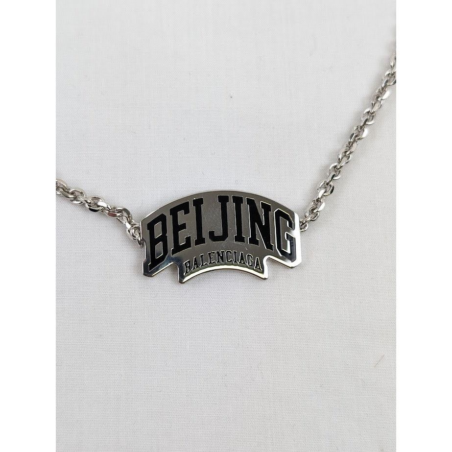 Balenciaga o1rshd1 Size: OS / Beijing Necklace in Silver Size ONE SIZE - 5 Thumbnail