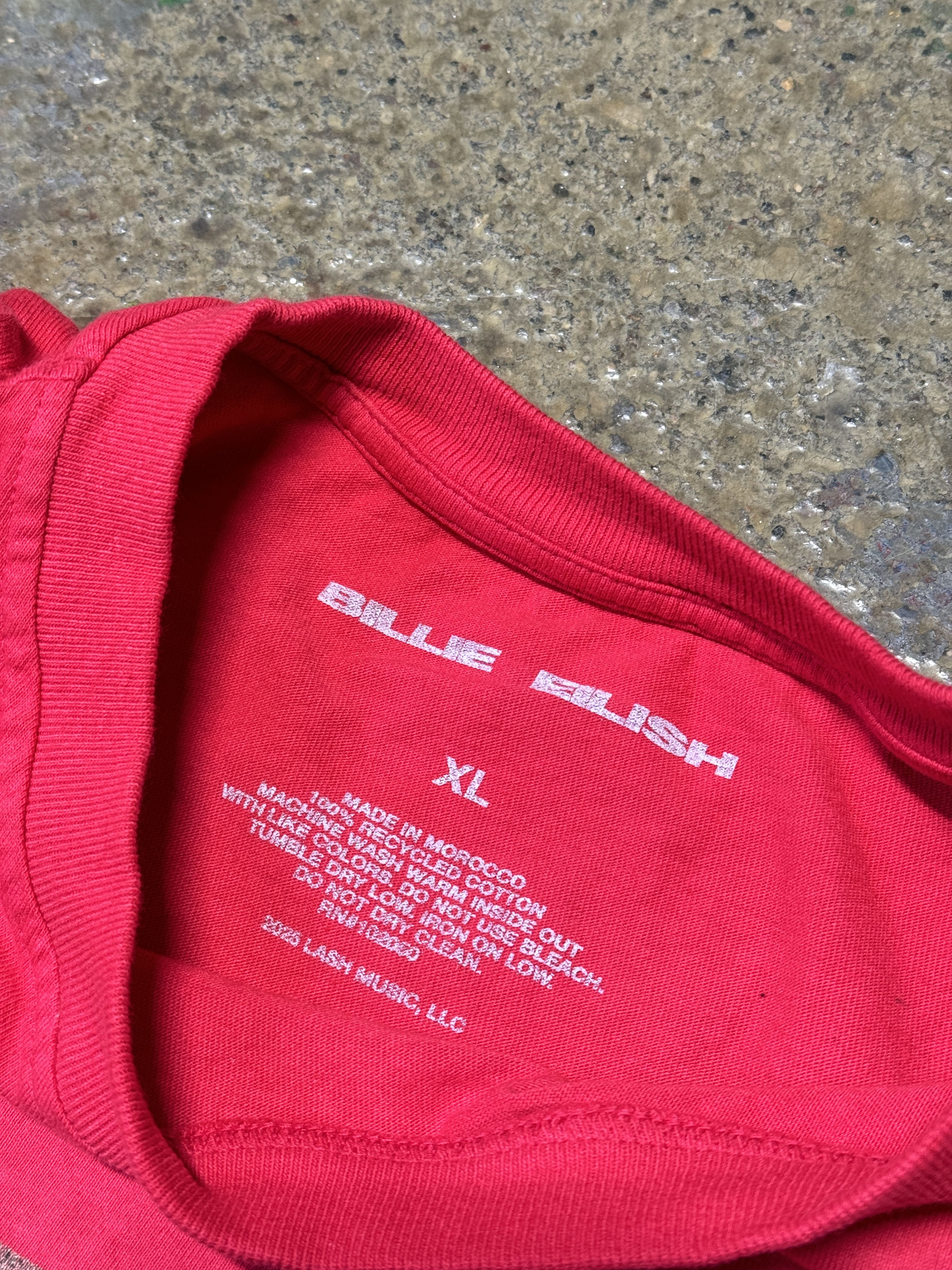 Billie Eilish Billie Eilish Dice Red Tee (SPOFITY WRAPPED EXCLUSIVE) Size US XL / EU 56 / 4 - 6 Thumbnail