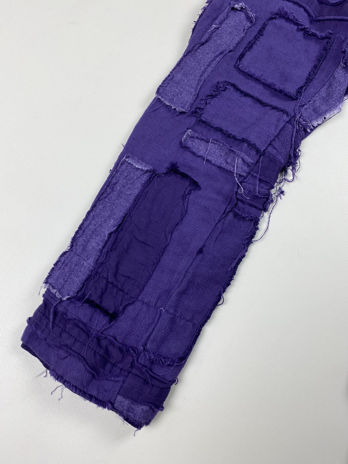 Haider Ackermann BNWT! Haider Ackermann ladies patchwork cropped pants Size 26" / US 2 / IT 38 - 6 Thumbnail
