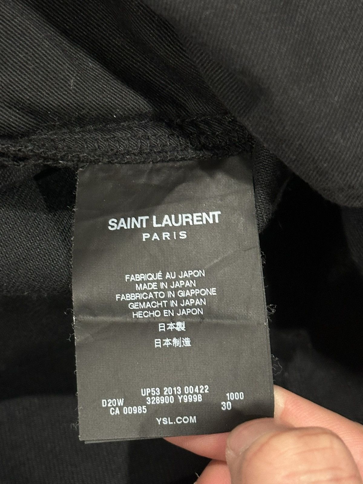 Saint Laurent Paris FW13 D01 Denim Jeans Size US 32 / EU 48 - 7 Thumbnail